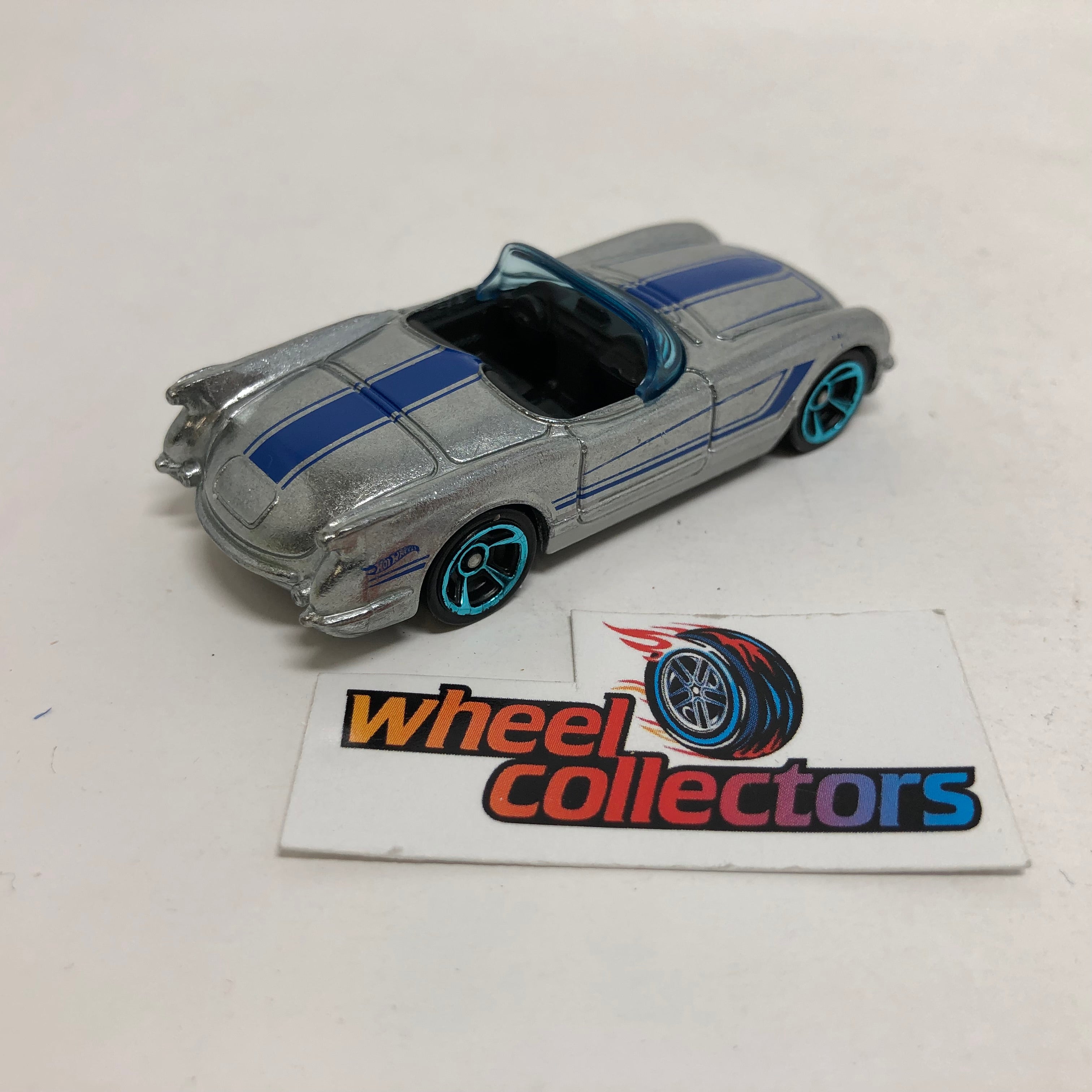 '55 Corvette * ZAMAC * Hot Wheels Loose 1:64 Scale、mySite、hgirdovlk