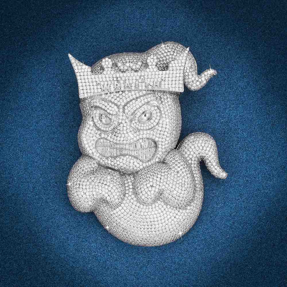 Custom Ghost Pendant 14K Gold、mySite、hinf8tx79