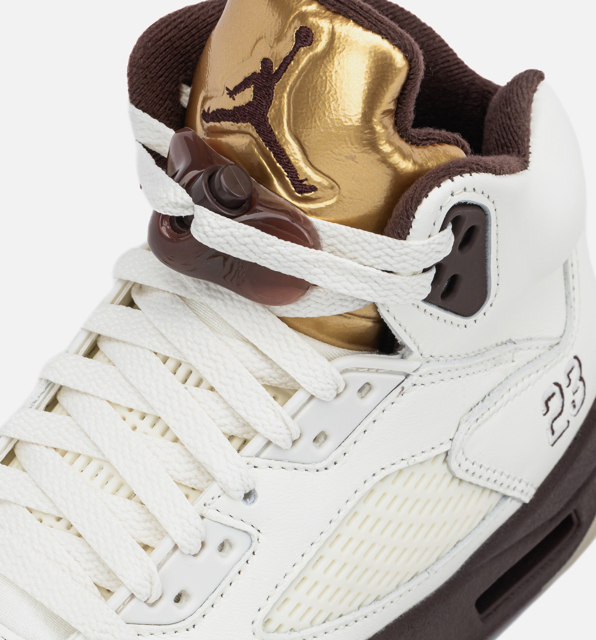 Air Jordan 5 Retro Golden Ticket Womens Lifestyle Shoe - Earth/Metallic Gold/Sail/Muslin、mySite、dreamappss