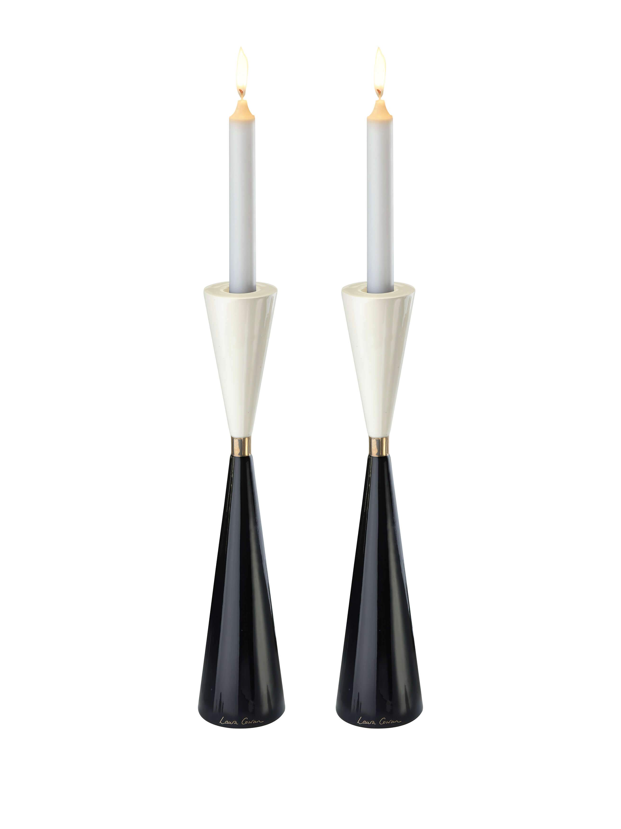 Night and Day Candlesticks - Platinum by Laura Cowan、mySite、topwebapps