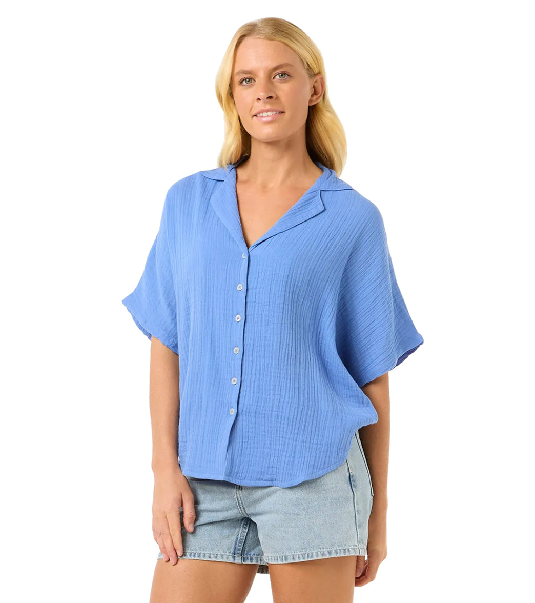 Rip Curl Women's Premium Surf Short Sleeve Shirt、mySite、noshort