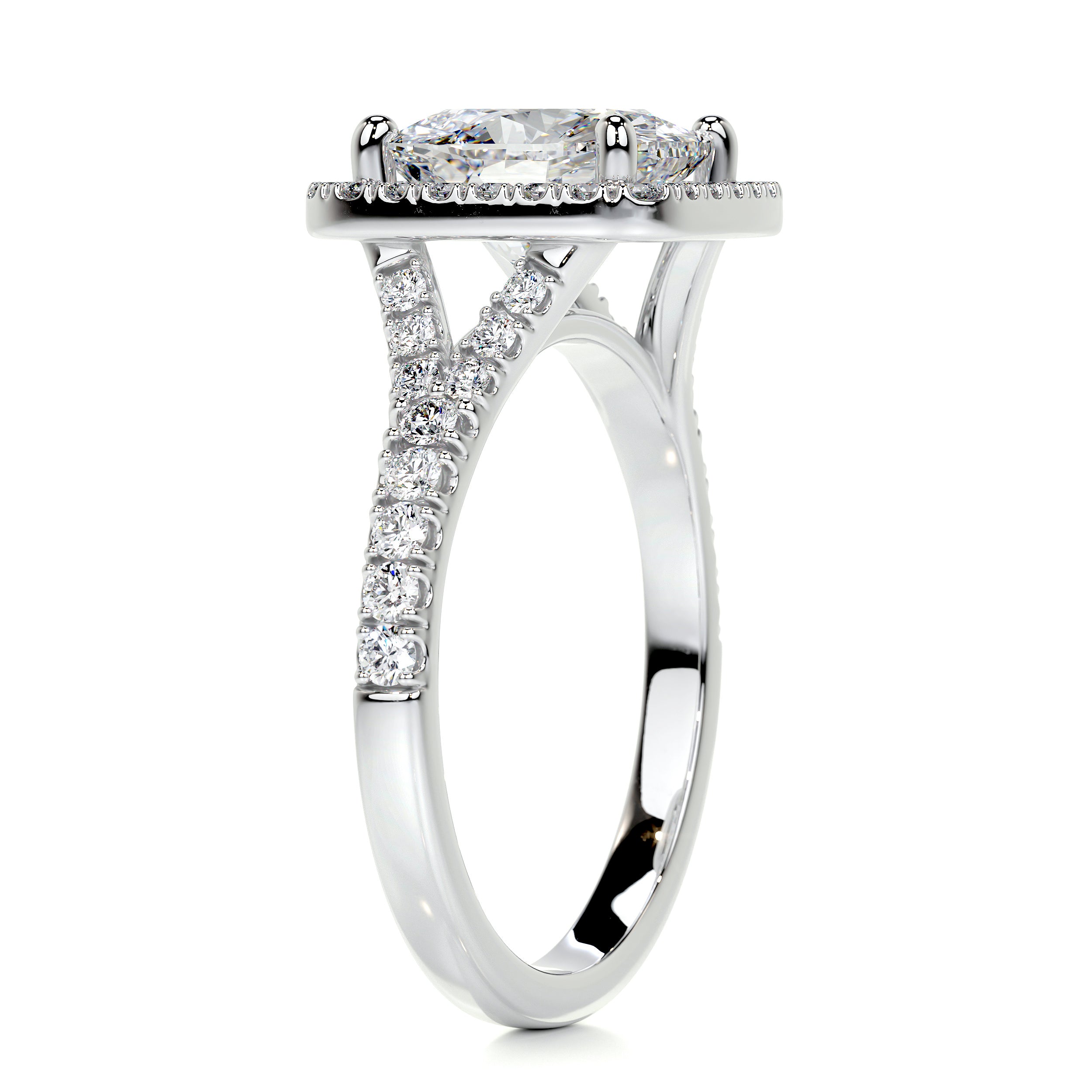 Luciana Diamond Engagement Ring -18K White Gold、mySite、hinf8tx79