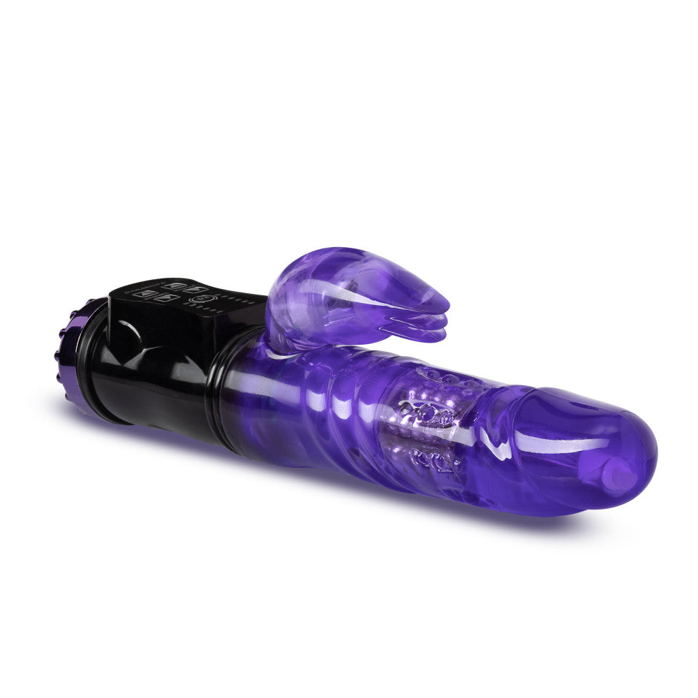 Sexy Things By Blush® | Flutter Rabbit Realistic Purple 8.5-Inch Rabbit Vibrator、mySite、bottomscart