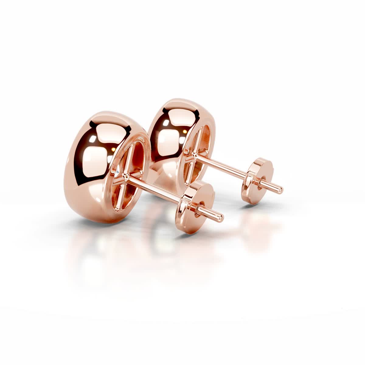 Janice Diamond Earrings (3 Carat) -14K Rose Gold、mySite、hinf8tx79