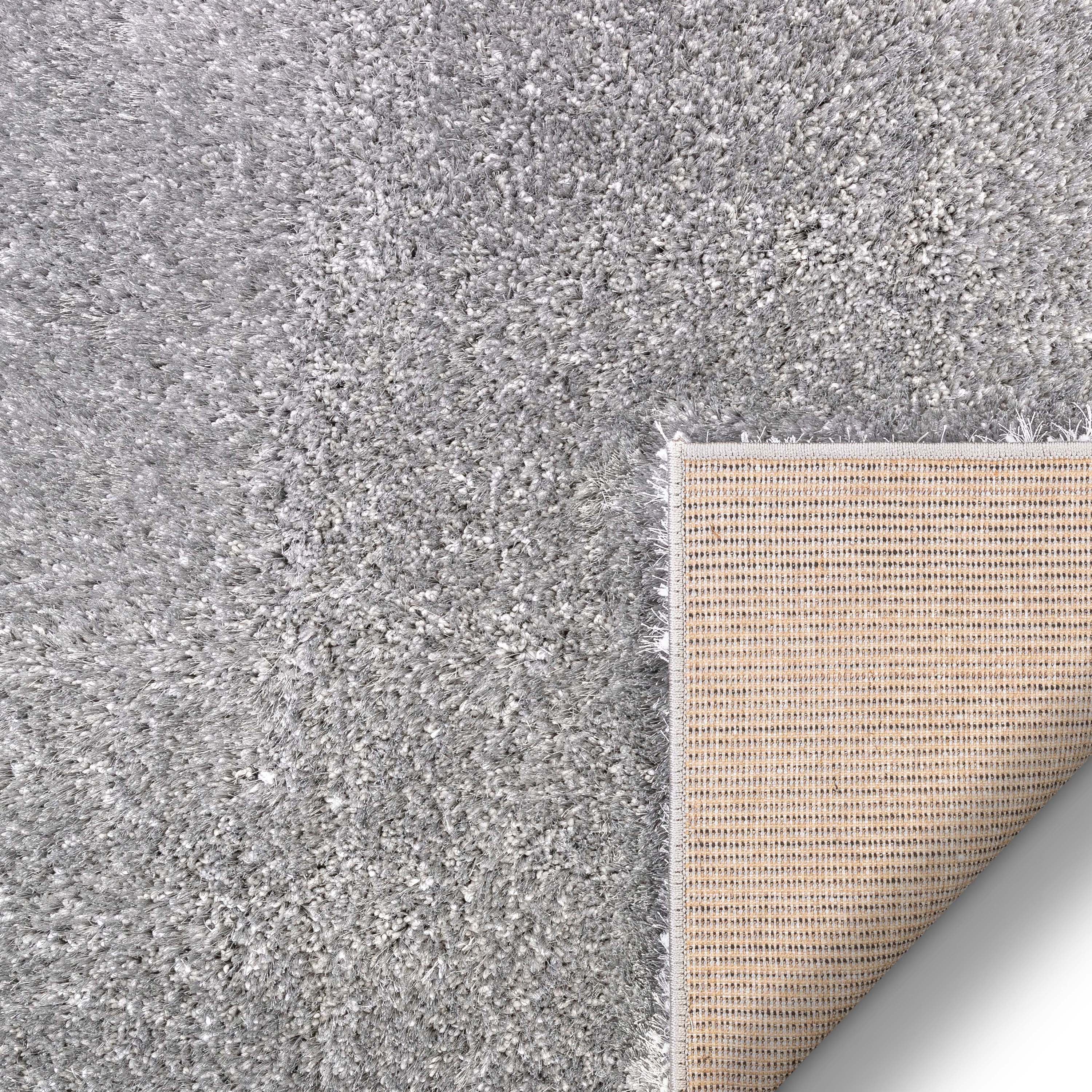 Feather Collection Liza Silver Shag Rug – Sparkly, Plush, Minimalist Glam、mySite、gigharbornorthrealestate