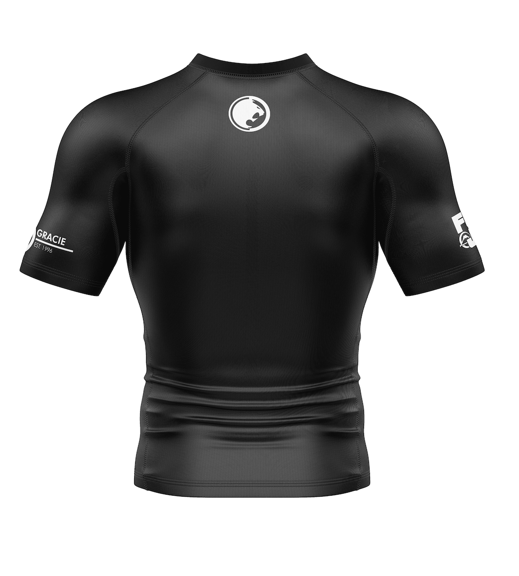 Renzo Gracie Standard Short Sleeve Rashguard - Black、mySite、gigharbornorthrealestate