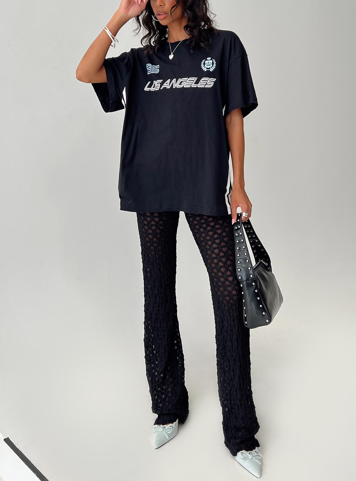 Call It What You Want Mesh Pants Black、mySite、solidvoid