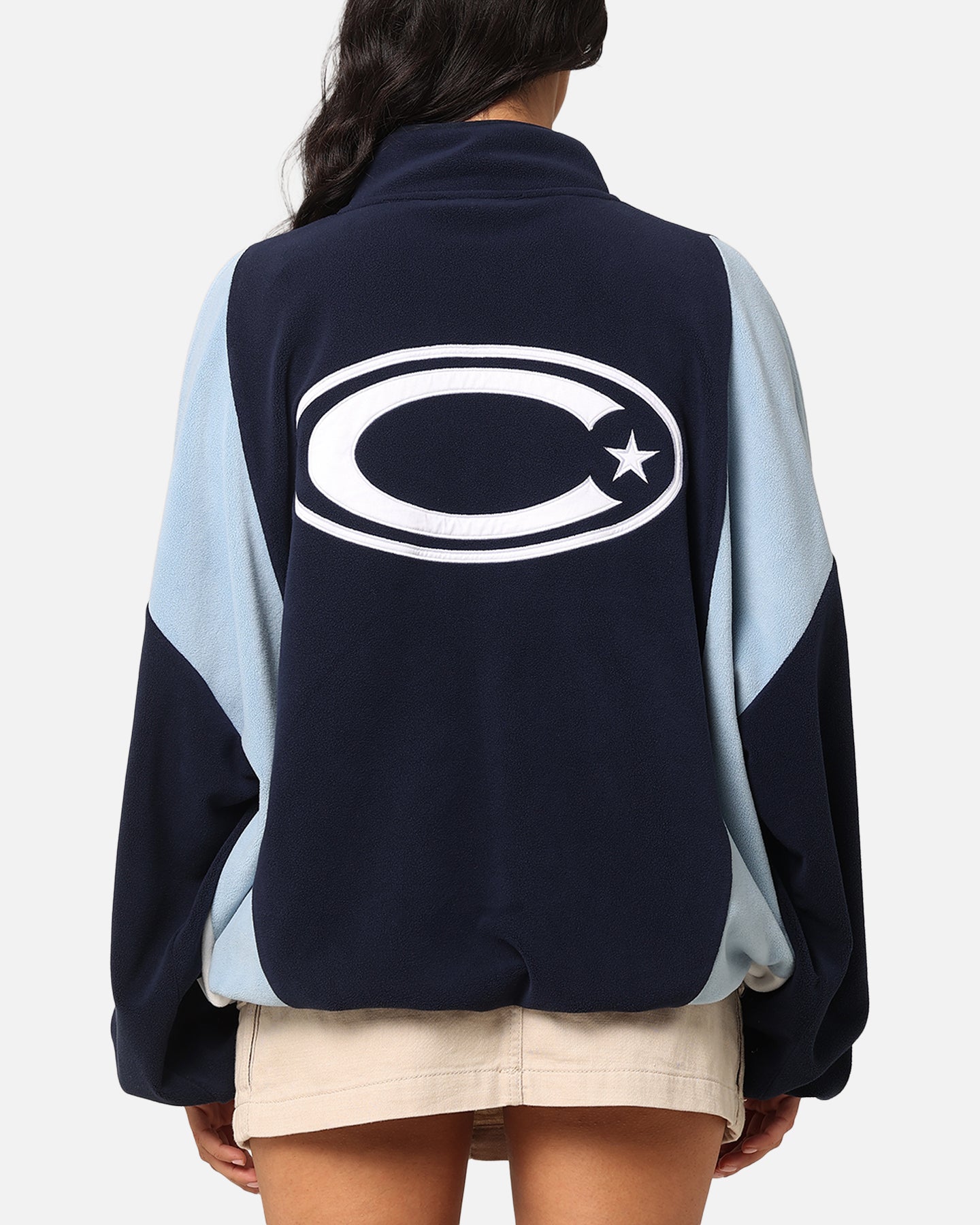 Carre C-Star Polarfleece Quarter Zip Crewneck Light Blue/Mul、mySite、zt4zffjzw