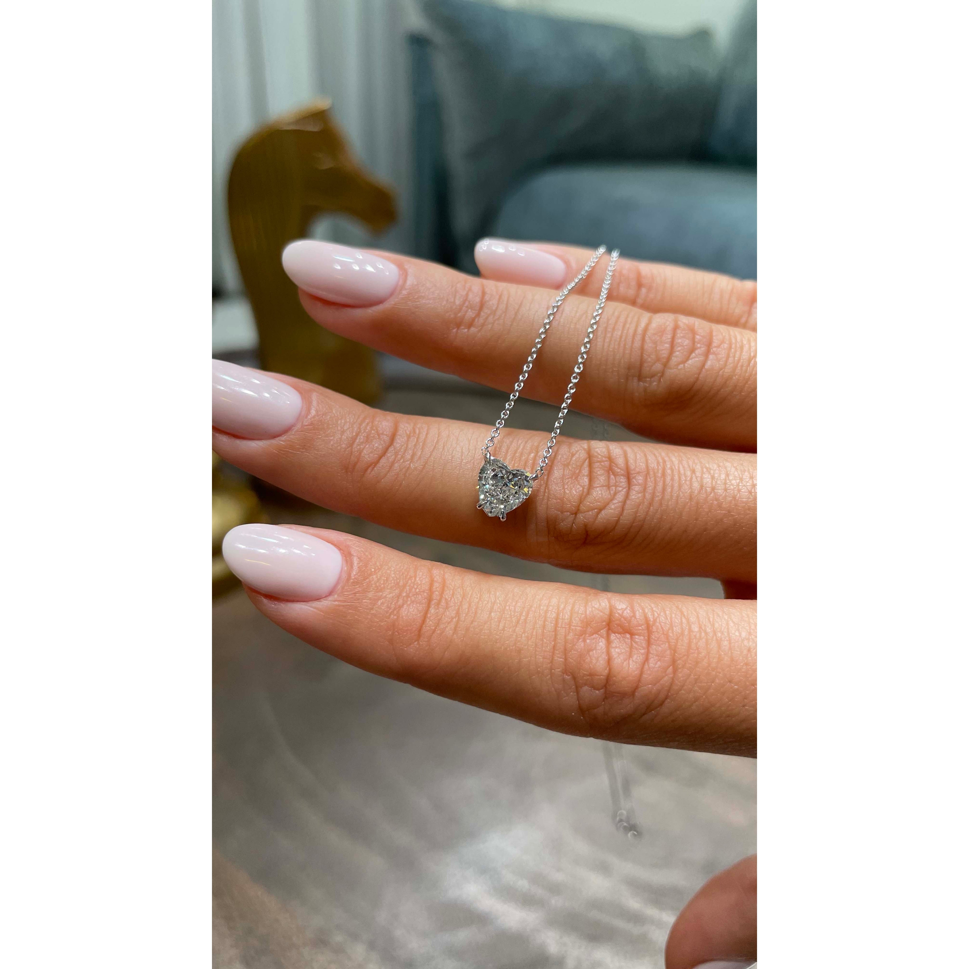 Petit Betty Lab Grown Diamond Pendant -14K White Gold、mySite、hinf8tx79