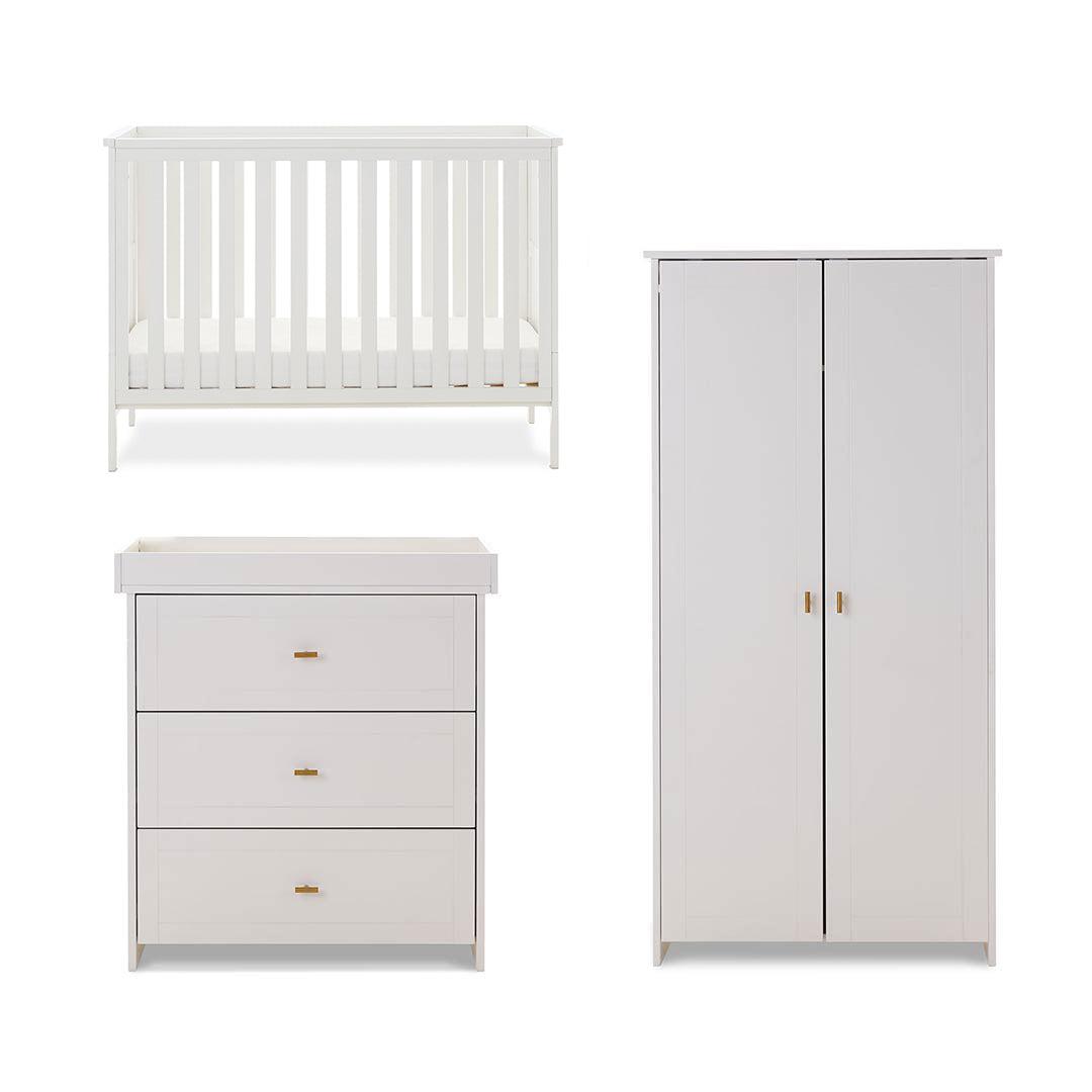  Obaby Evie Mini 3 Piece Room Set - White、mySite、merchandisen