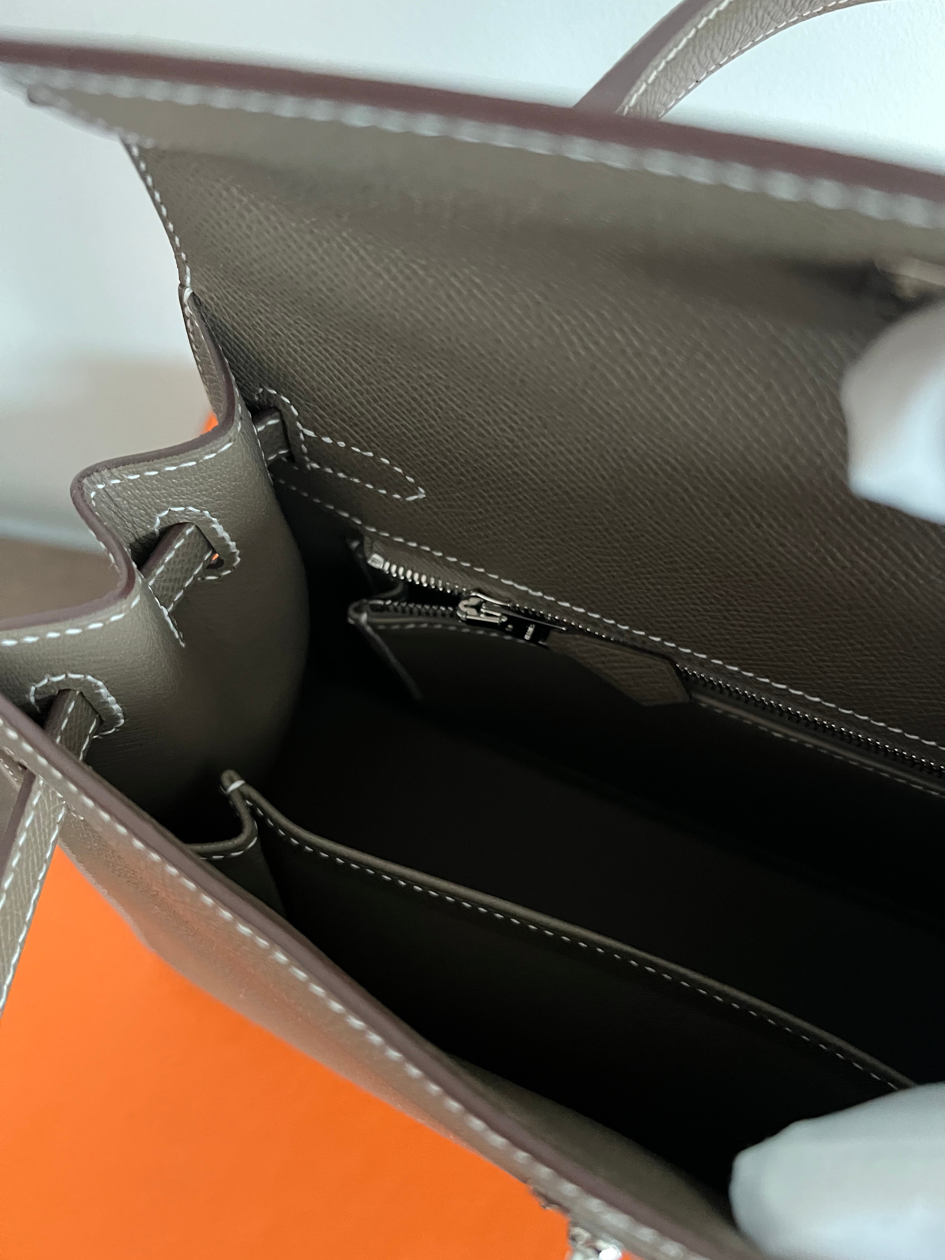 Hermès Kelly 25 Sellier Epsom Etoupe PHW、mySite、garminoutage.com