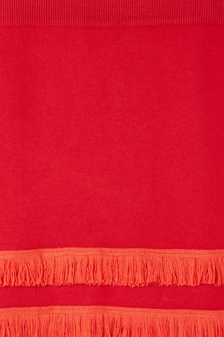 Red Fringe Jake Skirt、mySite、solidvoid