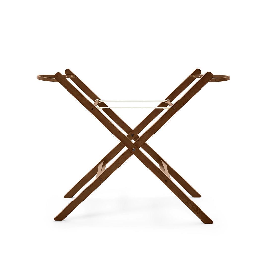  The Little Green Sheep Foldable Moses Basket Stand - Walnut、mySite、merchandisen