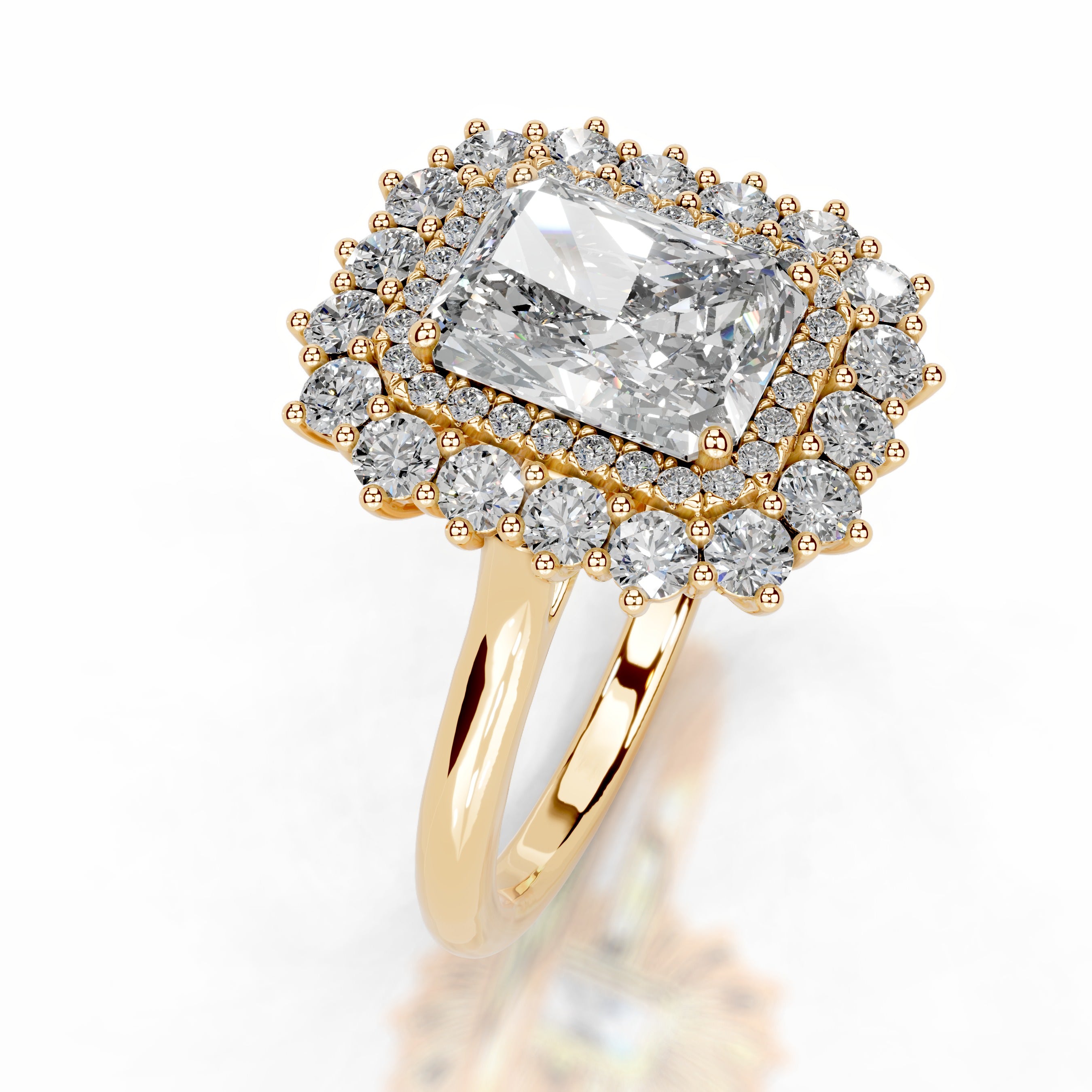 Adriana Diamond Engagement Ring - 18K Yellow Gold、mySite、hinf8tx79
