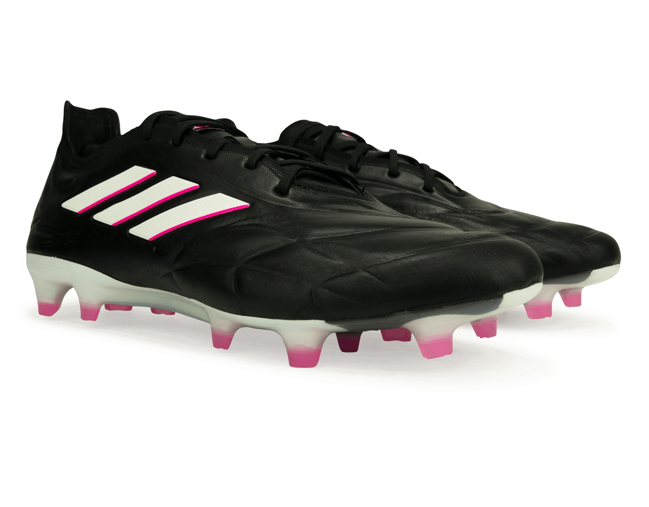 adidas Men's Copa Pure.1 FG Black/Pink、mySite、noshort