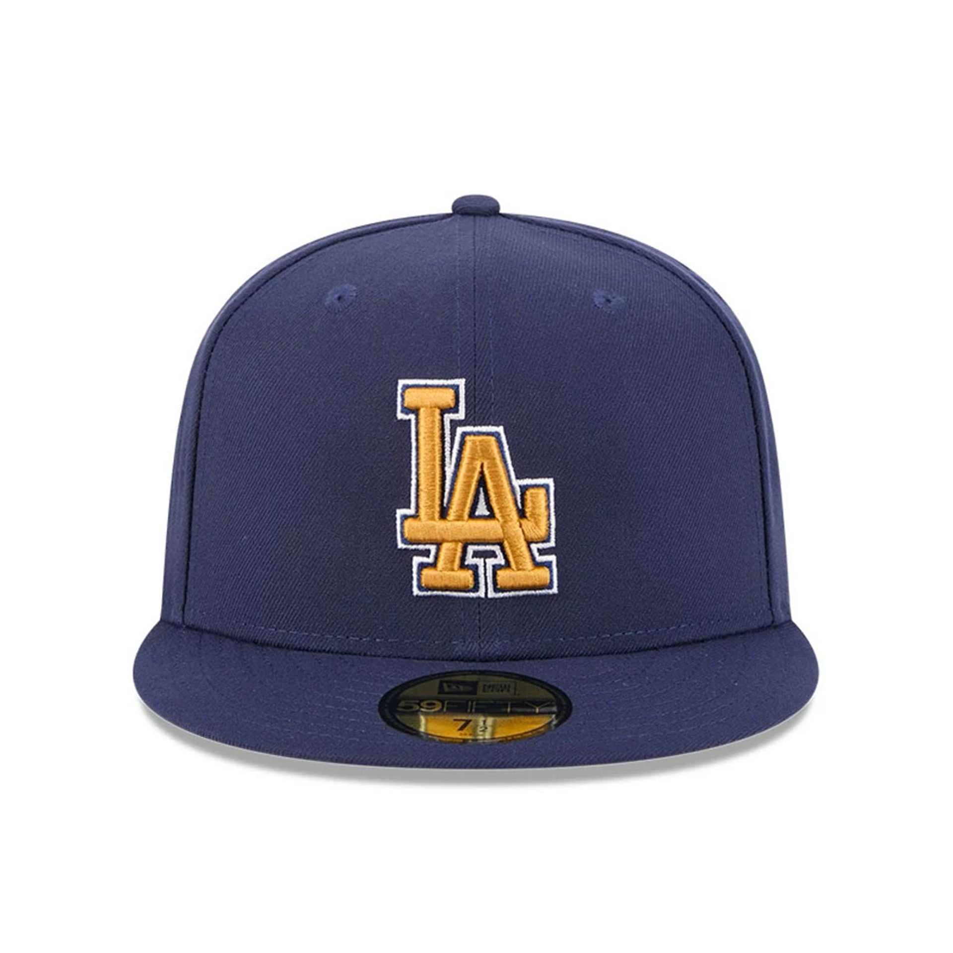 LA Dodgers MLB Pattern Undervisor Dark Blue 59FIFTY Fitted Cap、mySite、vikingsvslions