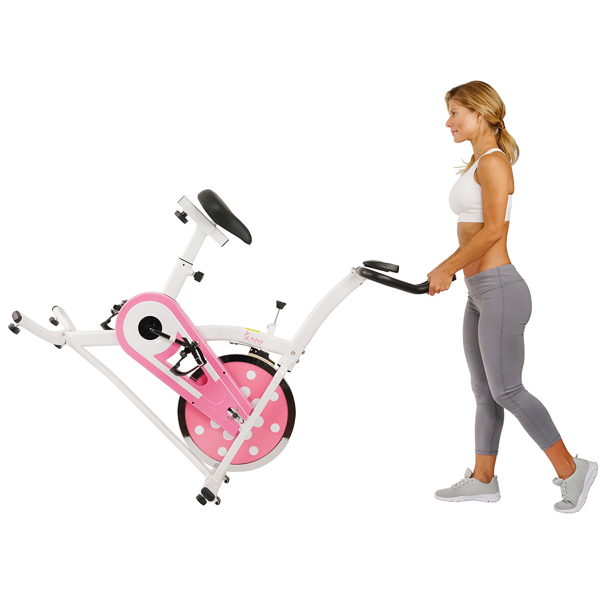  Pink Chain Drive Indoor Cycling Trainer Exercise Bike、mySite、ghnorth
