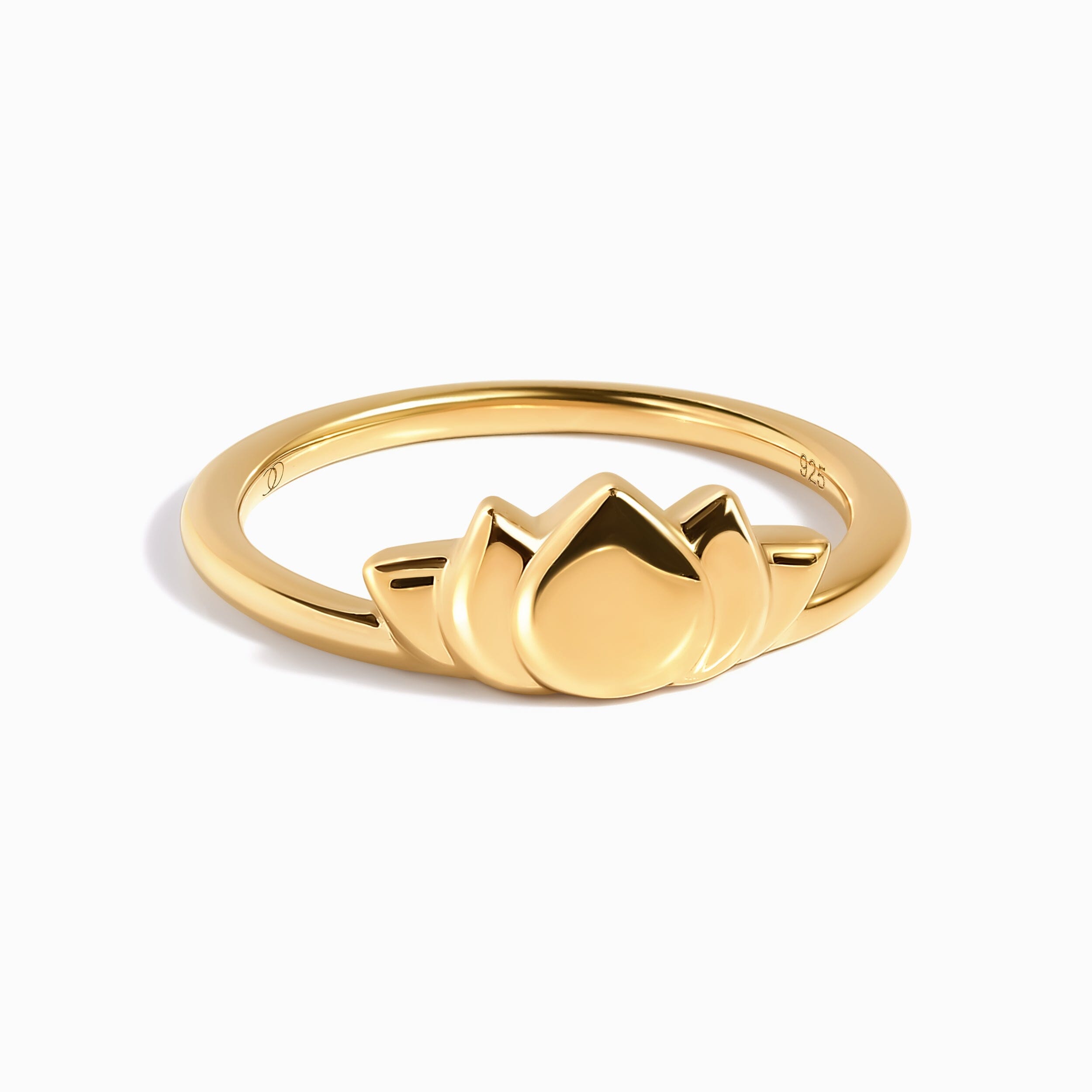 Silver Stacking Ring - Mini Lotus、mySite、hinf8tx79