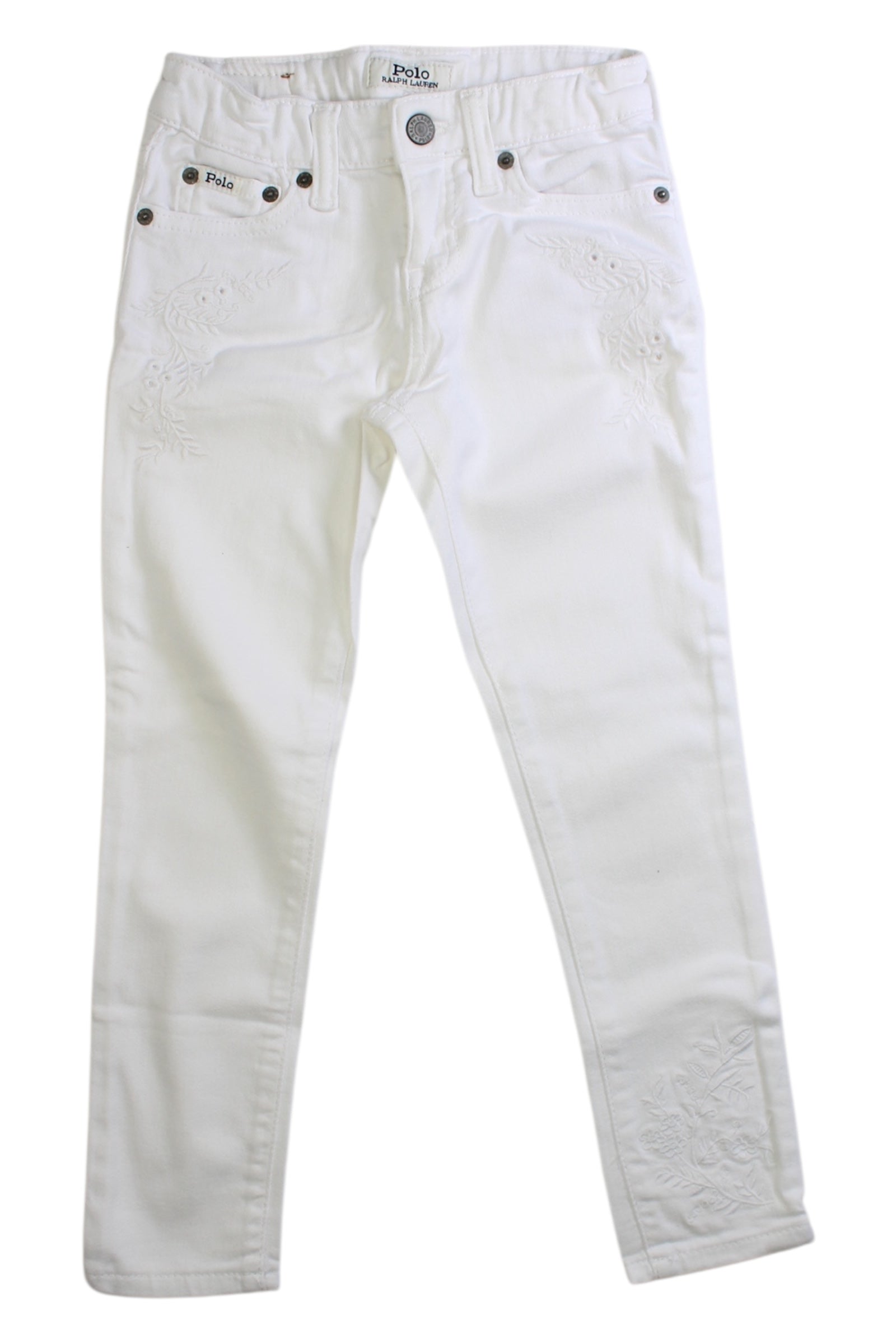 Polo Ralph Lauren Lace Embroidered Jeans 5T、mySite、g9winljtr