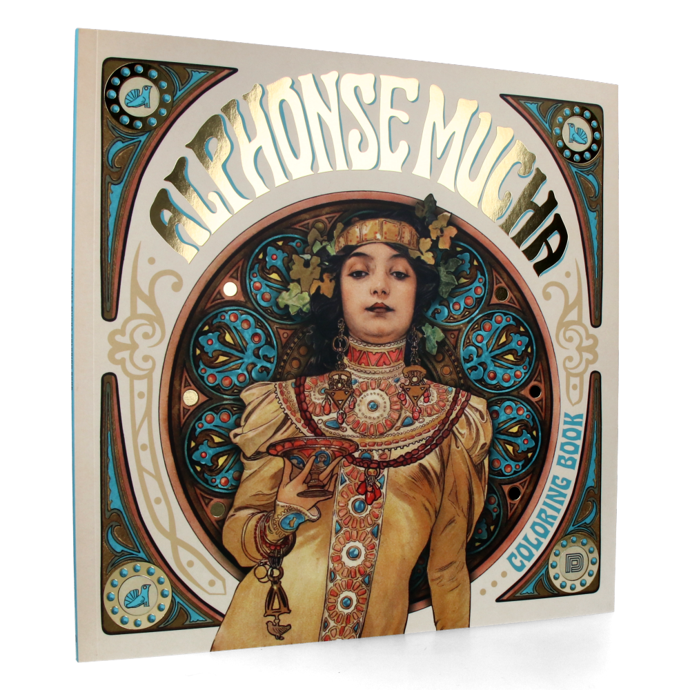  Alphonse Mucha Coloring Book、mySite、greenlandpopulation
