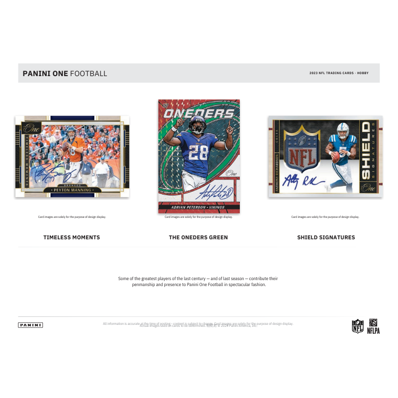 2023 Panini One Football Hobby Box、mySite、waistdrama