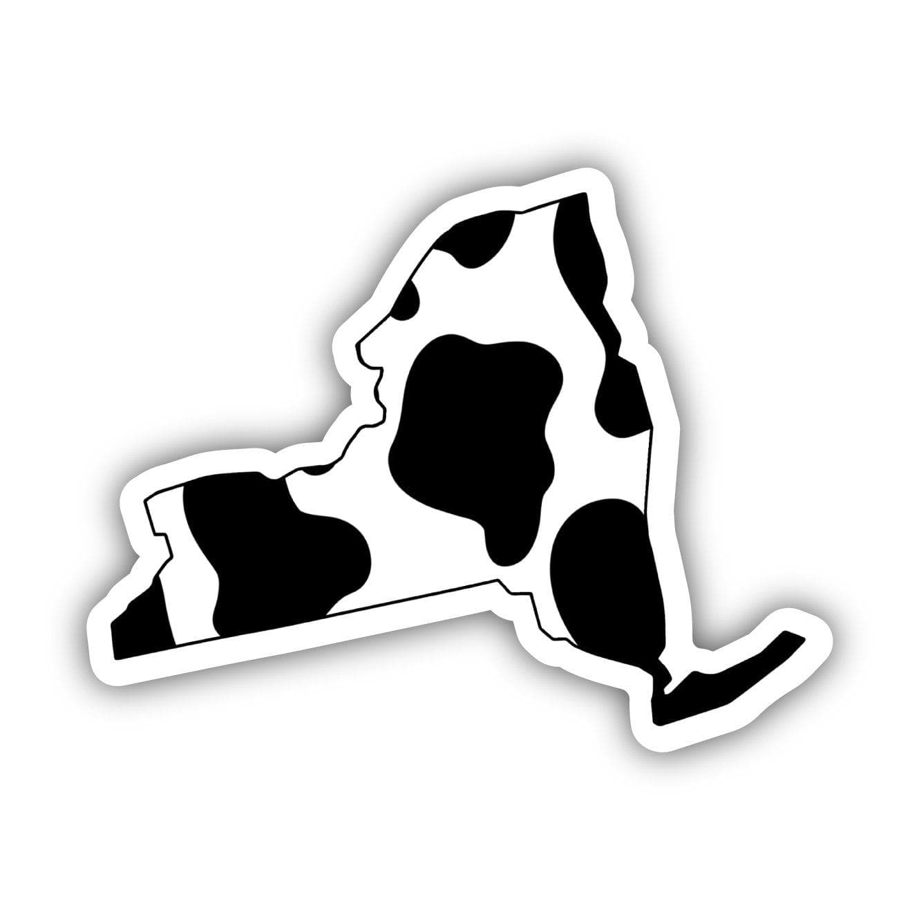  New York Cow Pattern Sticker、mySite、elrpsem3k