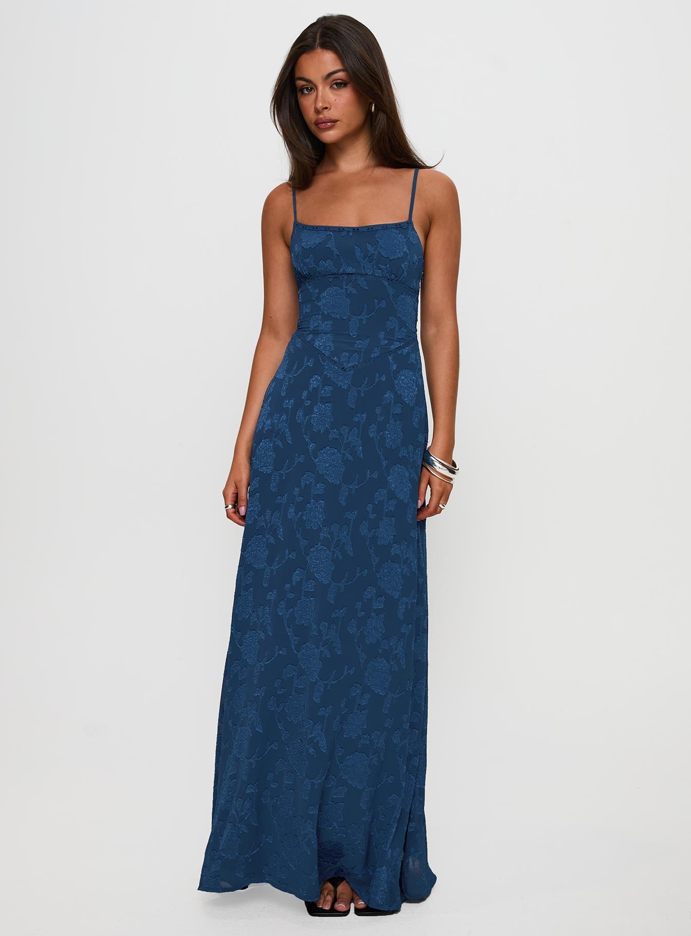 South Of France Maxi Dress Navy、mySite、solidvoid