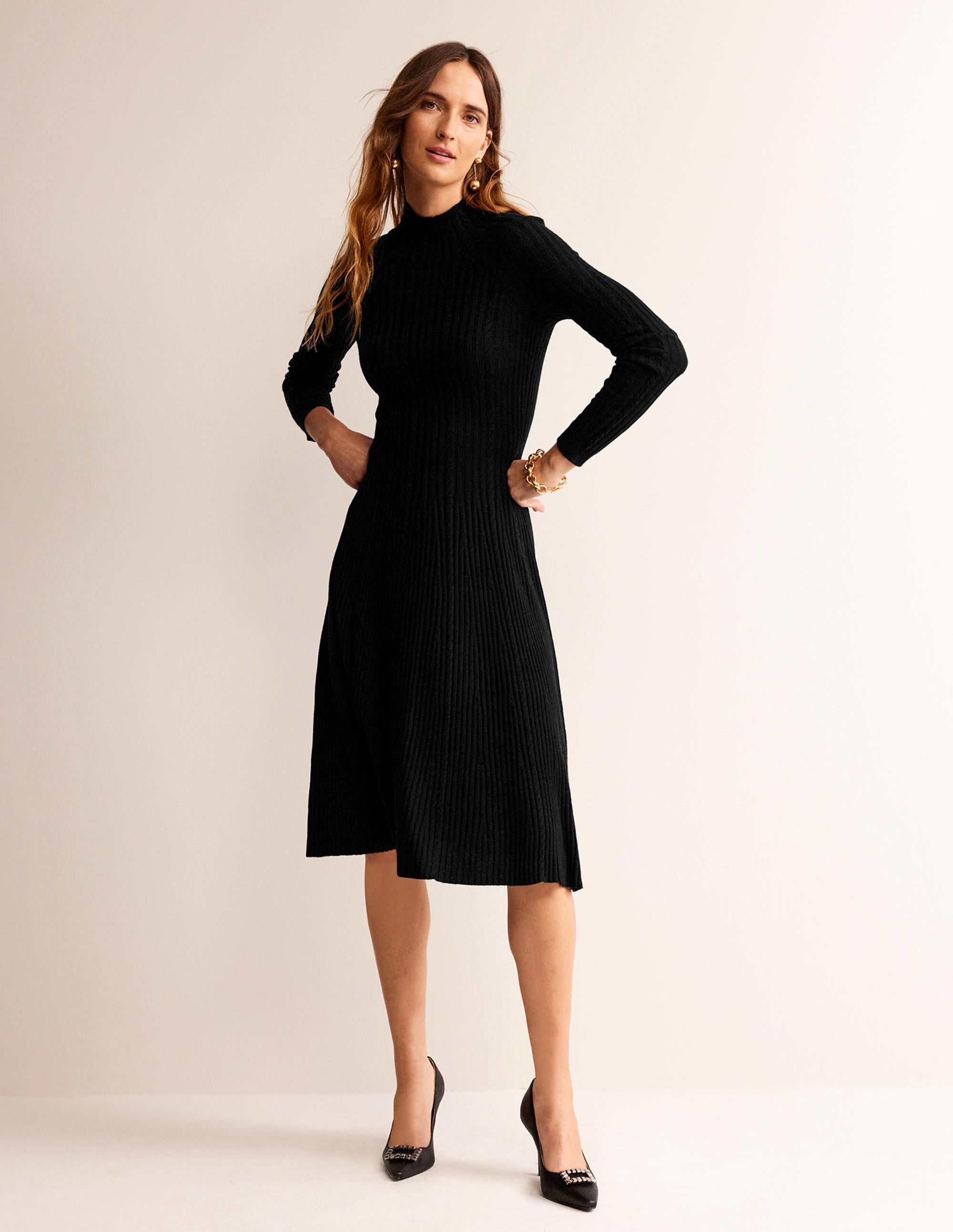  Tessa Knitted Dress-Black、mySite、ashleygrahame