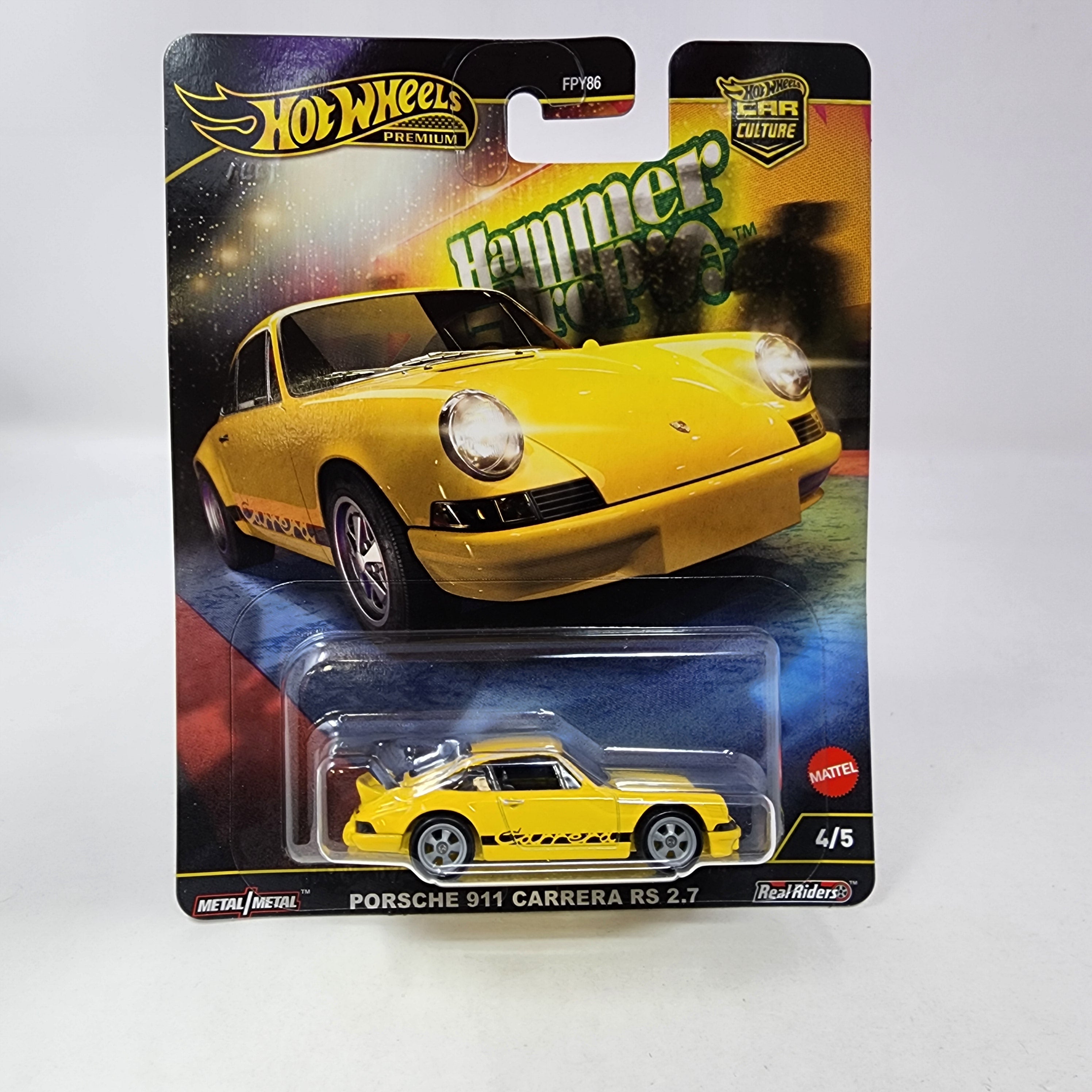 Porsche 911 Carrera RS2.7 #4/5 * 2025 Hot Wheels HAMMER DROP Car Culture Case F、mySite、hgirdovlk