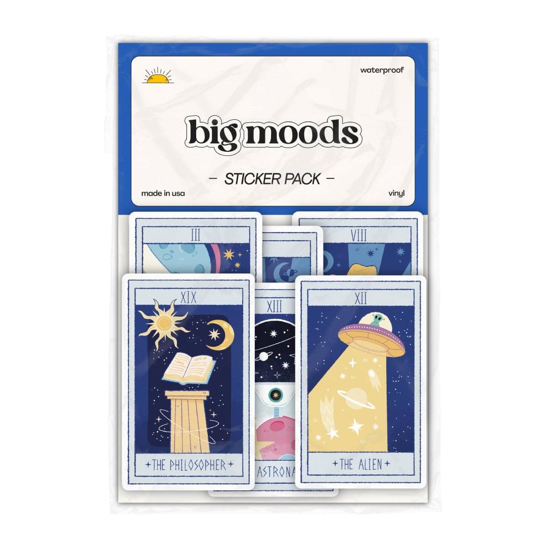  Space Tarot Card Sticker 6 Pack、mySite、ghnorth