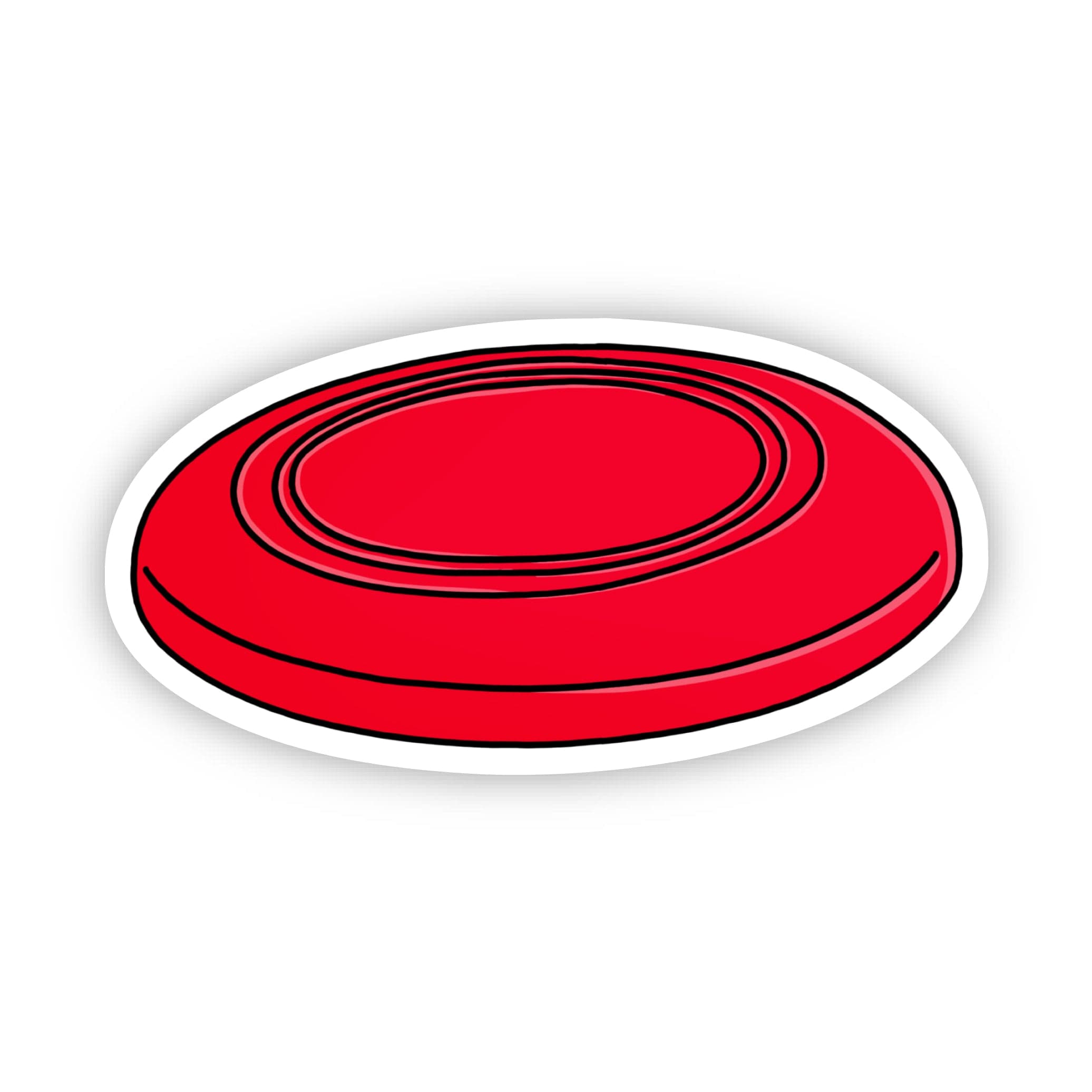  Red Frisbee Sticker、mySite、elrpsem3k