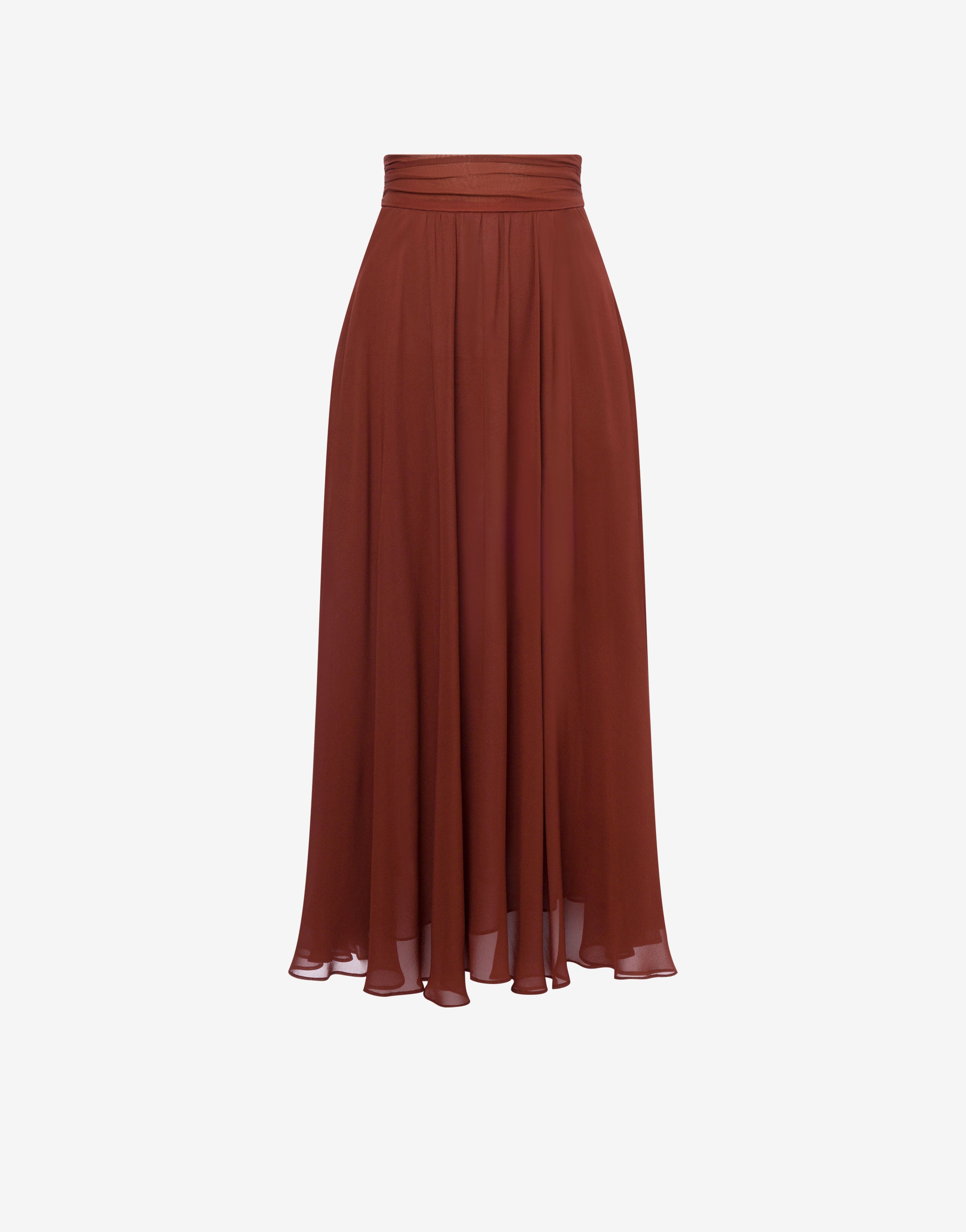 Gonna a vita alta in georgette、mySite、aoinhome