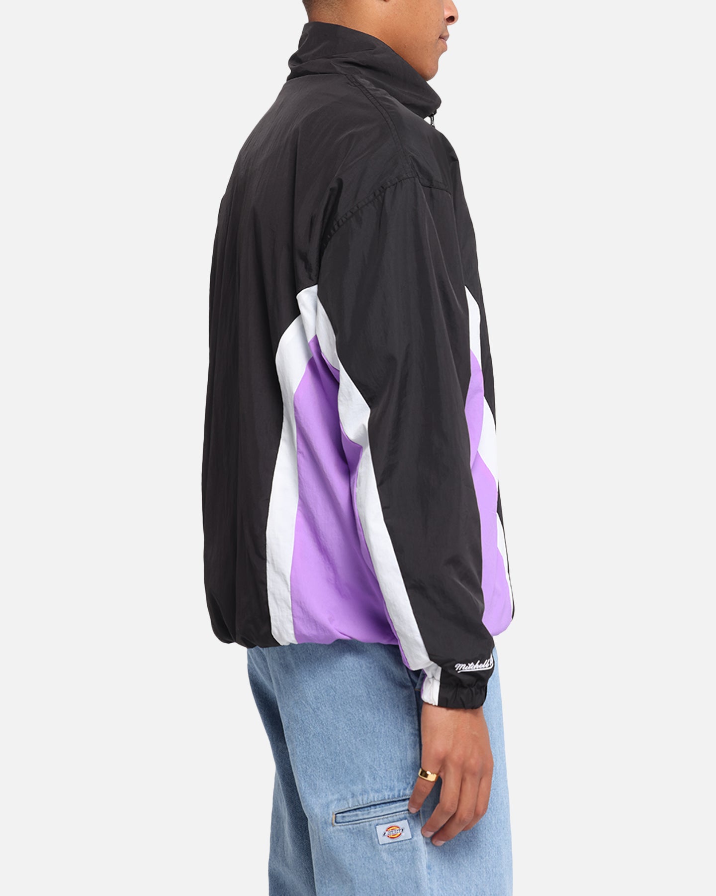 Mitchell & Ness Los Angeles Lakers Nylon Track Jacket Black/Purple、mySite、zt4zffjzw