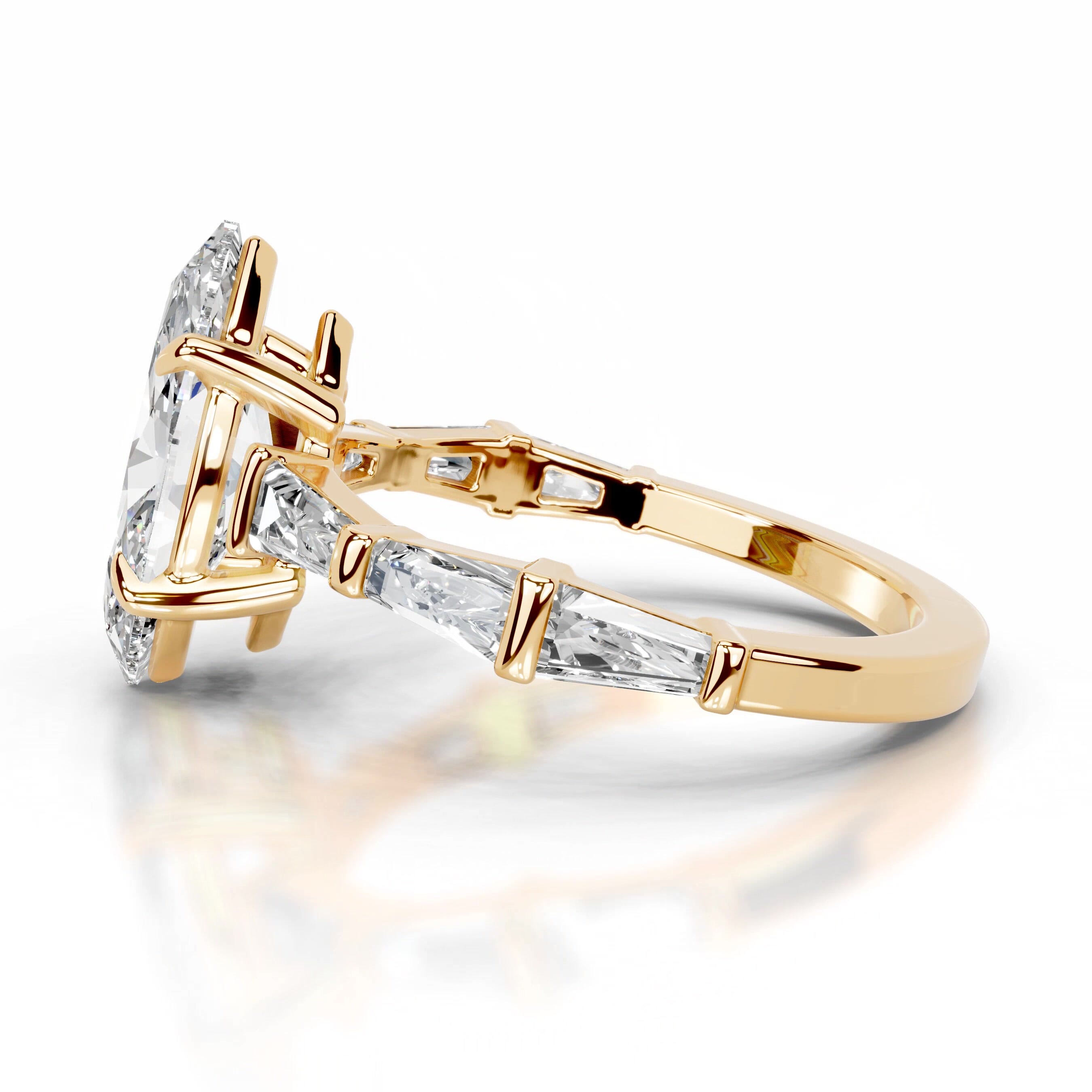 Nidia Lab Grown Diamond Ring - 18K Yellow Gold、mySite、hinf8tx79