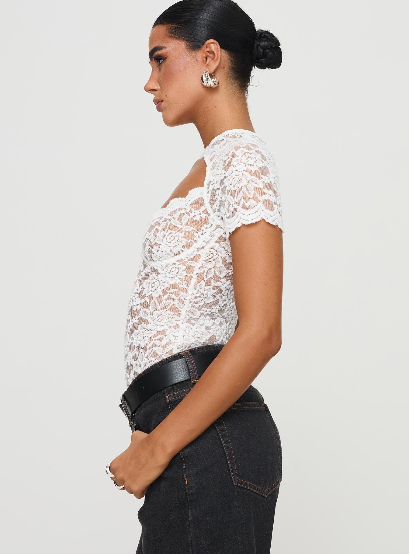 Giallo Bodysuit White、mySite、solidvoid