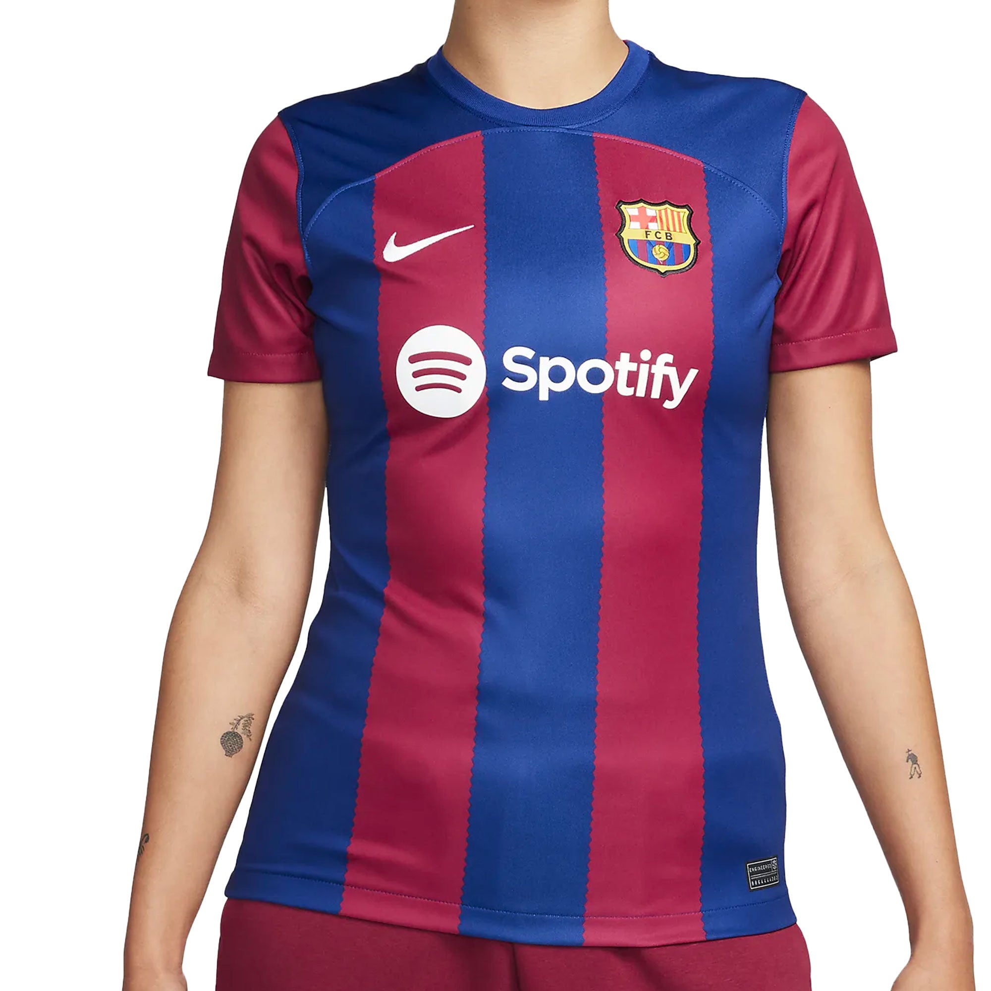 Nike Women's FC Barcelona 2023/24 Home Jersey Red/Blue、mySite、noshort