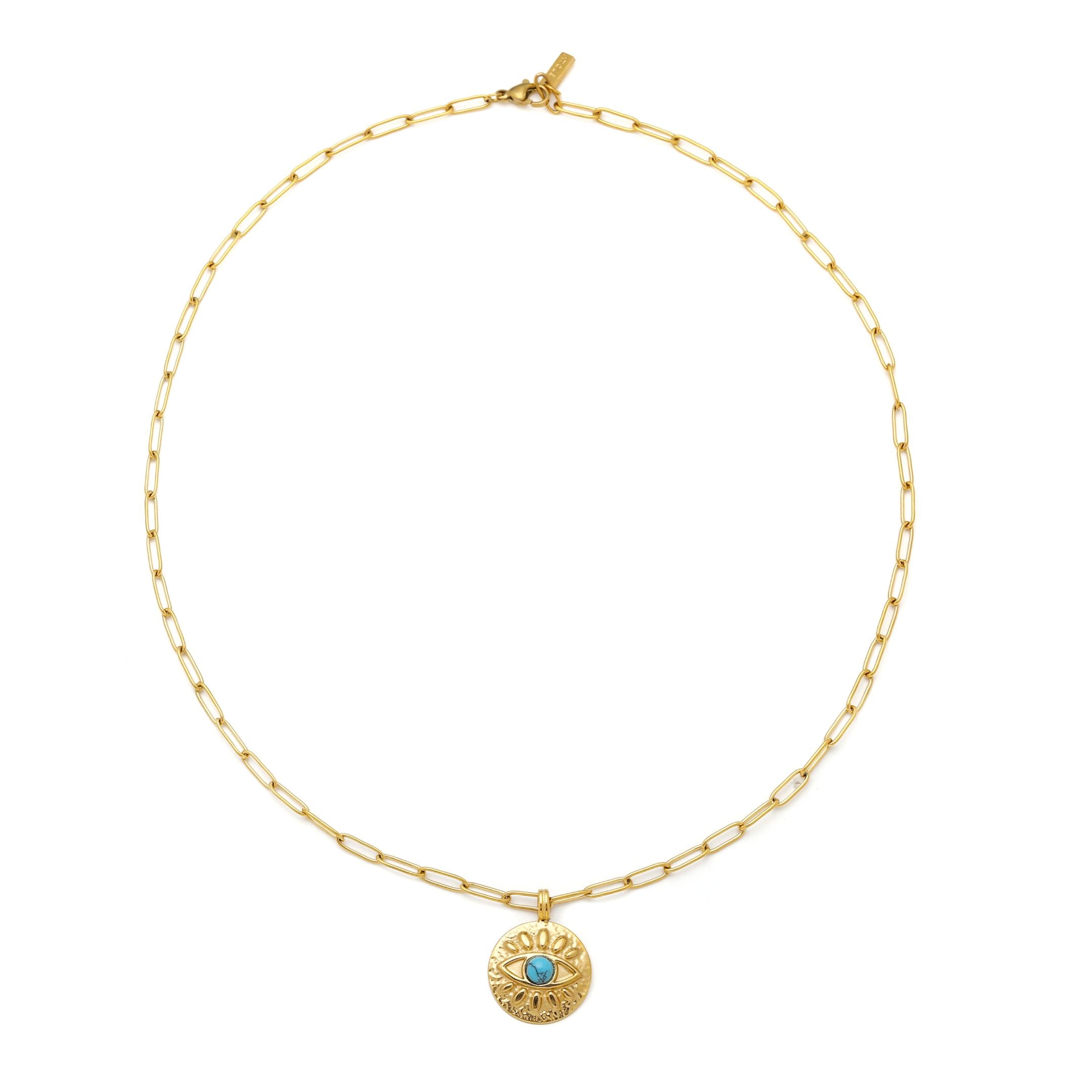 Turquoise Evil Eye Necklace、mySite、hinf8tx79