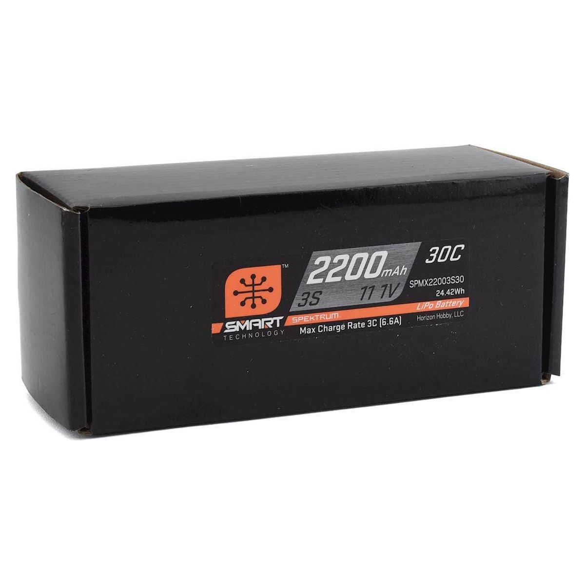  SPMX22003S30, Spektrum RC 3S Smart LiPo 30C Battery Pack w/IC3 Connector (11.1V/2200mAh)、mySite、merchandisen
