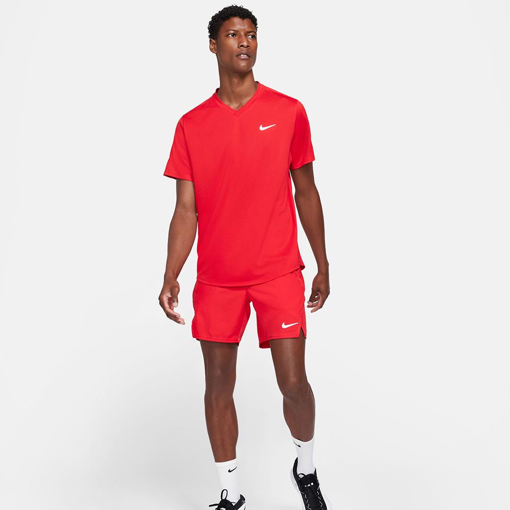 Nike Men's Victory 7 Short - University Red/White