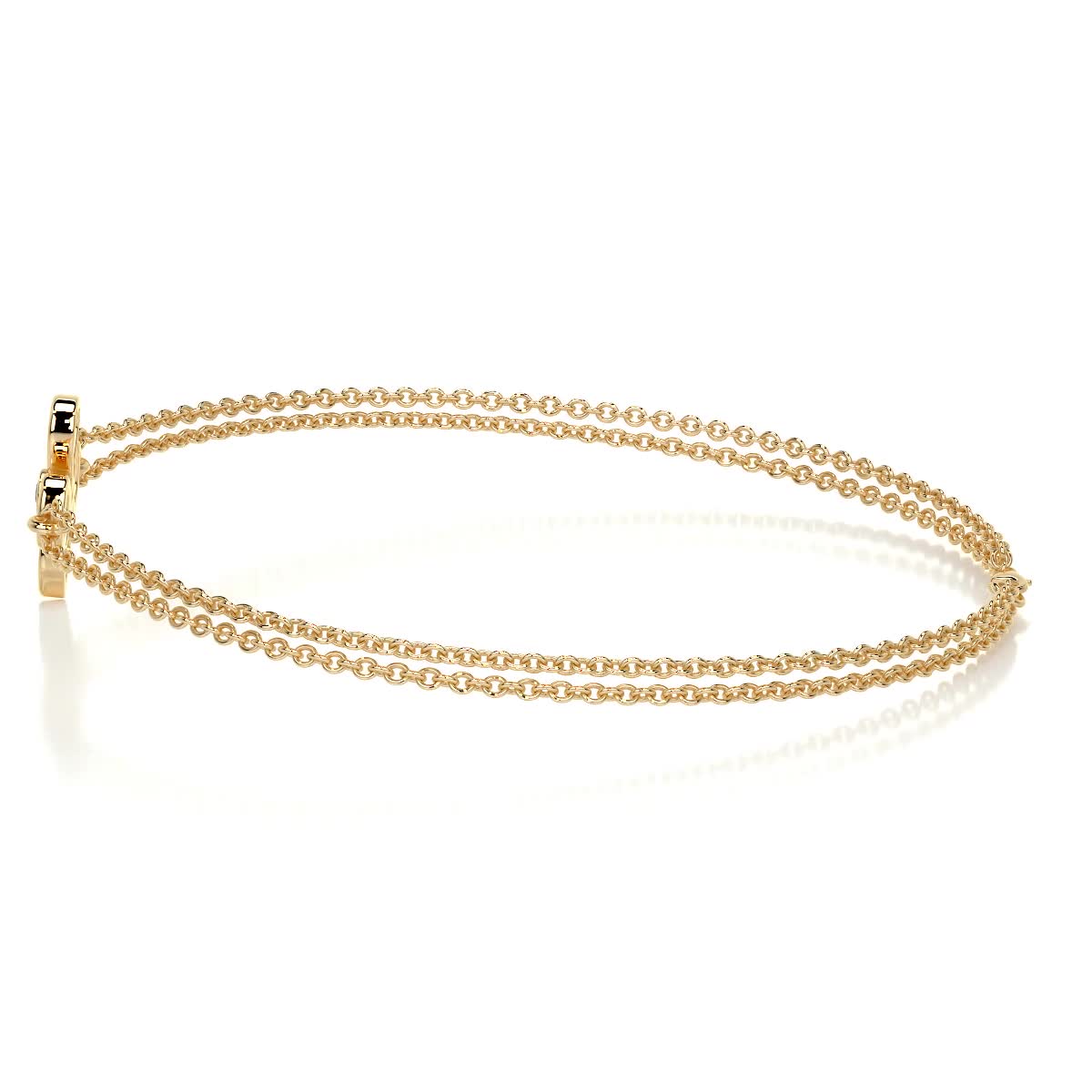 Dolores Lab Grown Diamonds Bracelet (0.02 Carat) -18K Yellow Gold、mySite、hinf8tx79