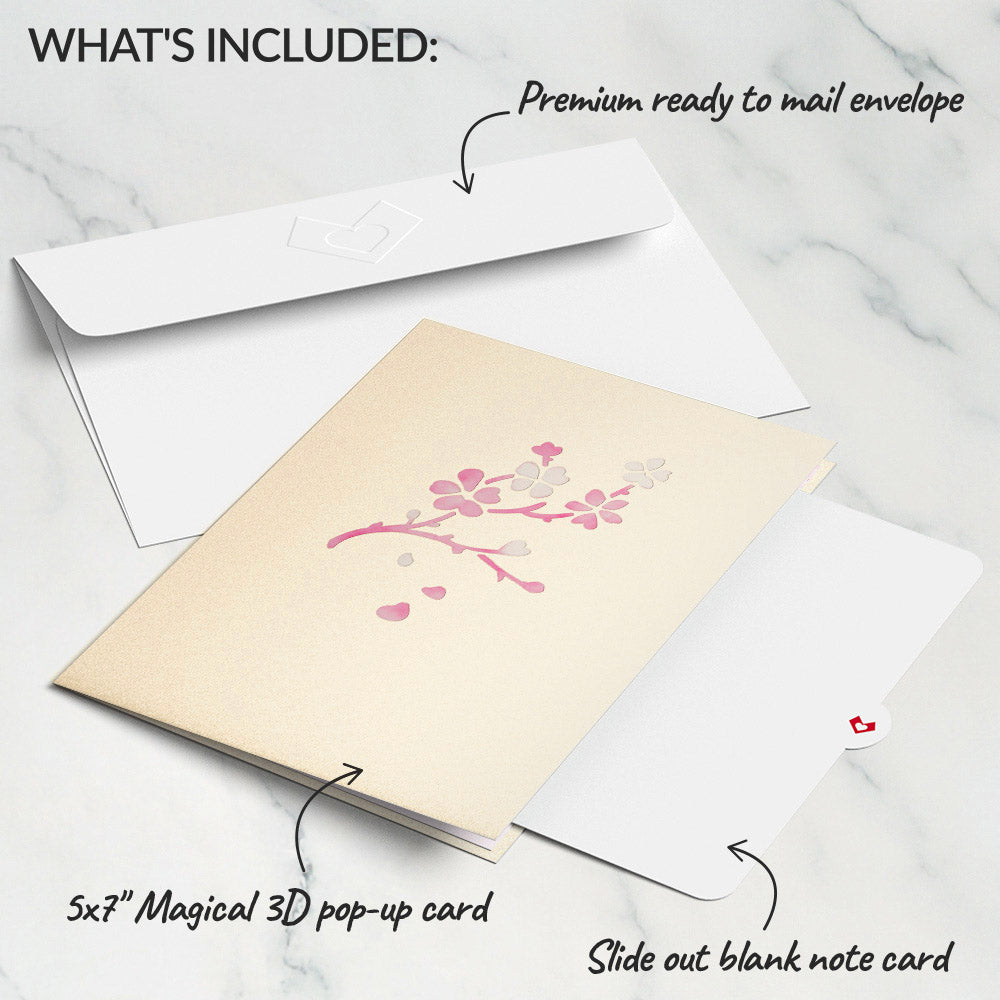 Cherry Blossom Pop-Up Card、mySite、solidvoid