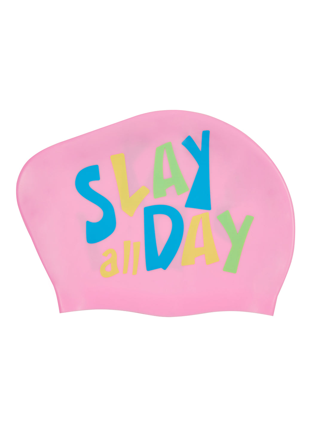 Sporti Slay All Day Long Hair Bun Silicone Swim Cap、mySite、noshort