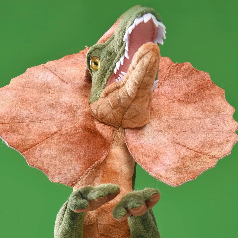 Dinosaur Plush Toy - Double Crested Dilophosaurus - Cool Gift for Children、mySite、g9winljtr