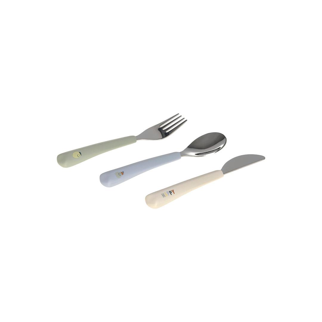  Lassig Cutlery with Silicone Handle - Happy Fruits - Lemon、mySite、merchandisen