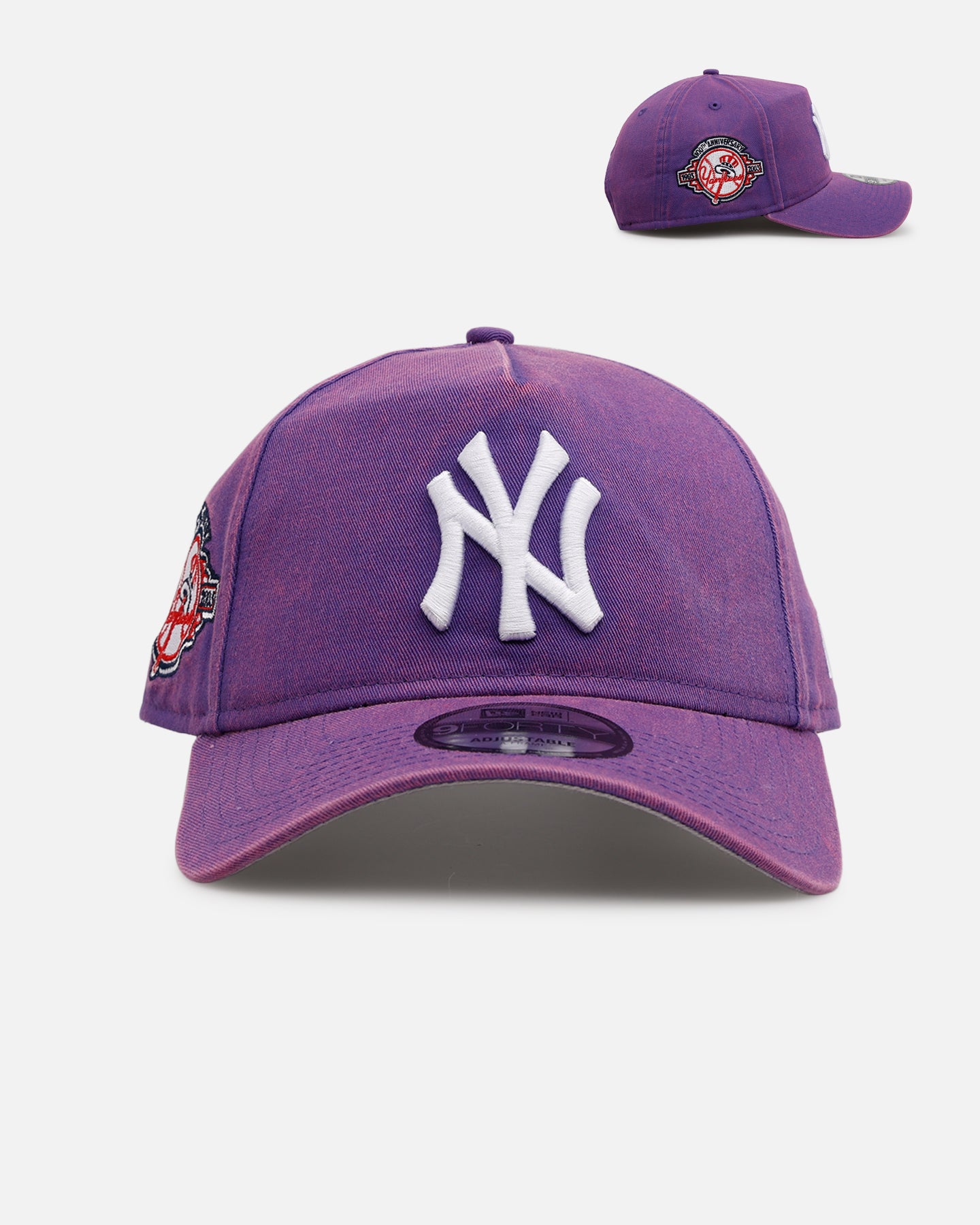 New Era New York Yankees 'Washed Purple' 9FORTY A-Frame Snapback Washed Purple、mySite、zt4zffjzw