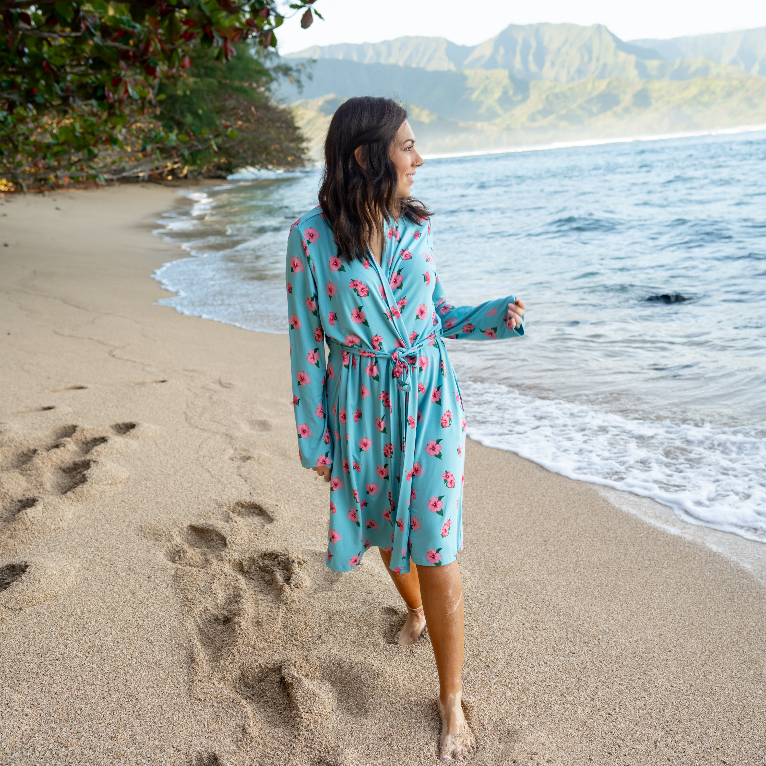  Women’s Lounge Robe in Hibiscus、mySite、layawaytickets