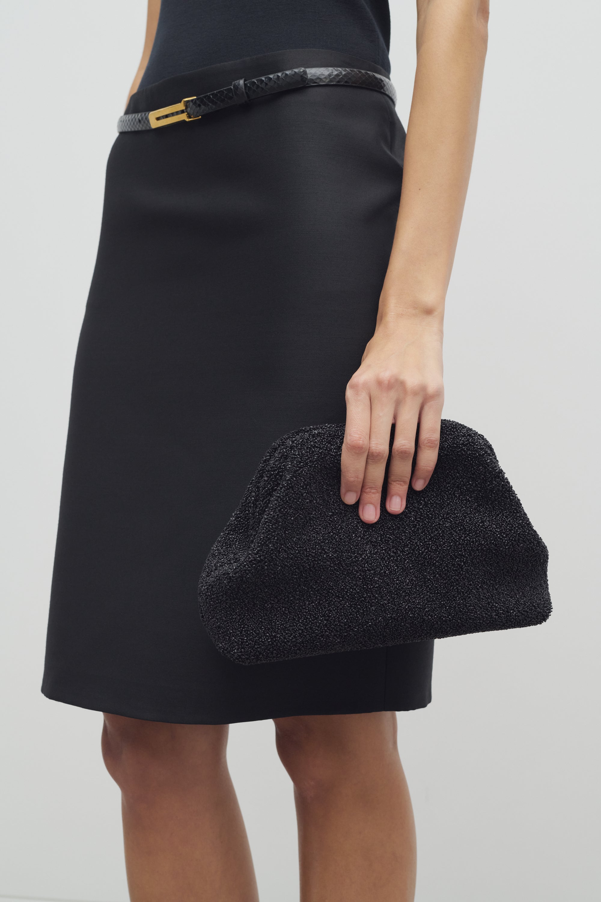 Mira Clutch in Cotton、mySite、aoinhome