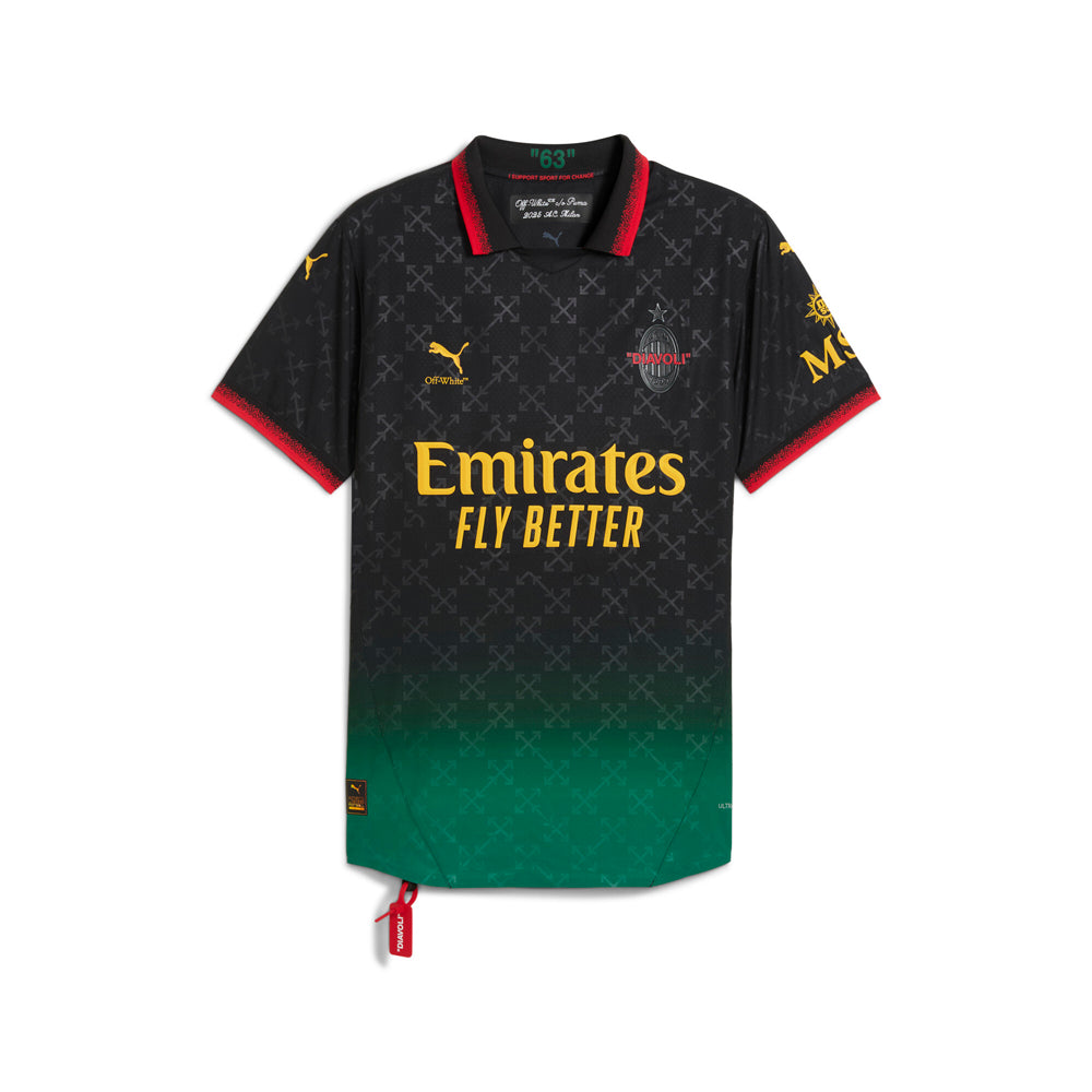 AC Milan Off-White Collared Short Sleeve Soccer Jersey、mySite、gtrtttuynbv