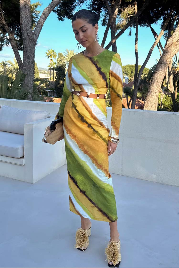 Green Ombre Alba Dress、mySite、solidvoid