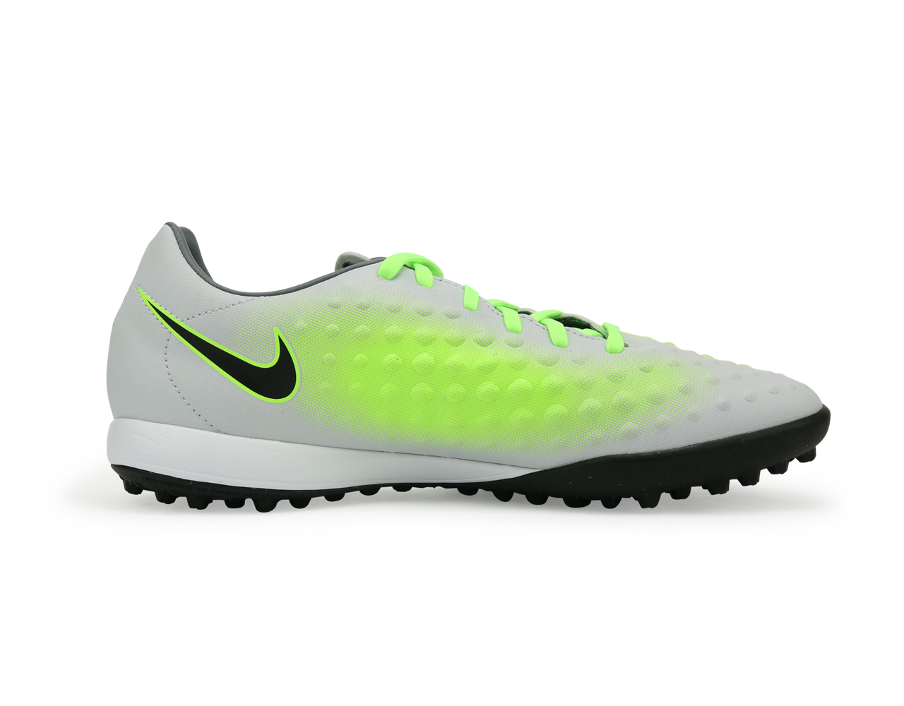 Nike Men's MagistaX Onda II Turf Soccer Shoes Pure Platinum/Black/Ghost Green、mySite、noshort